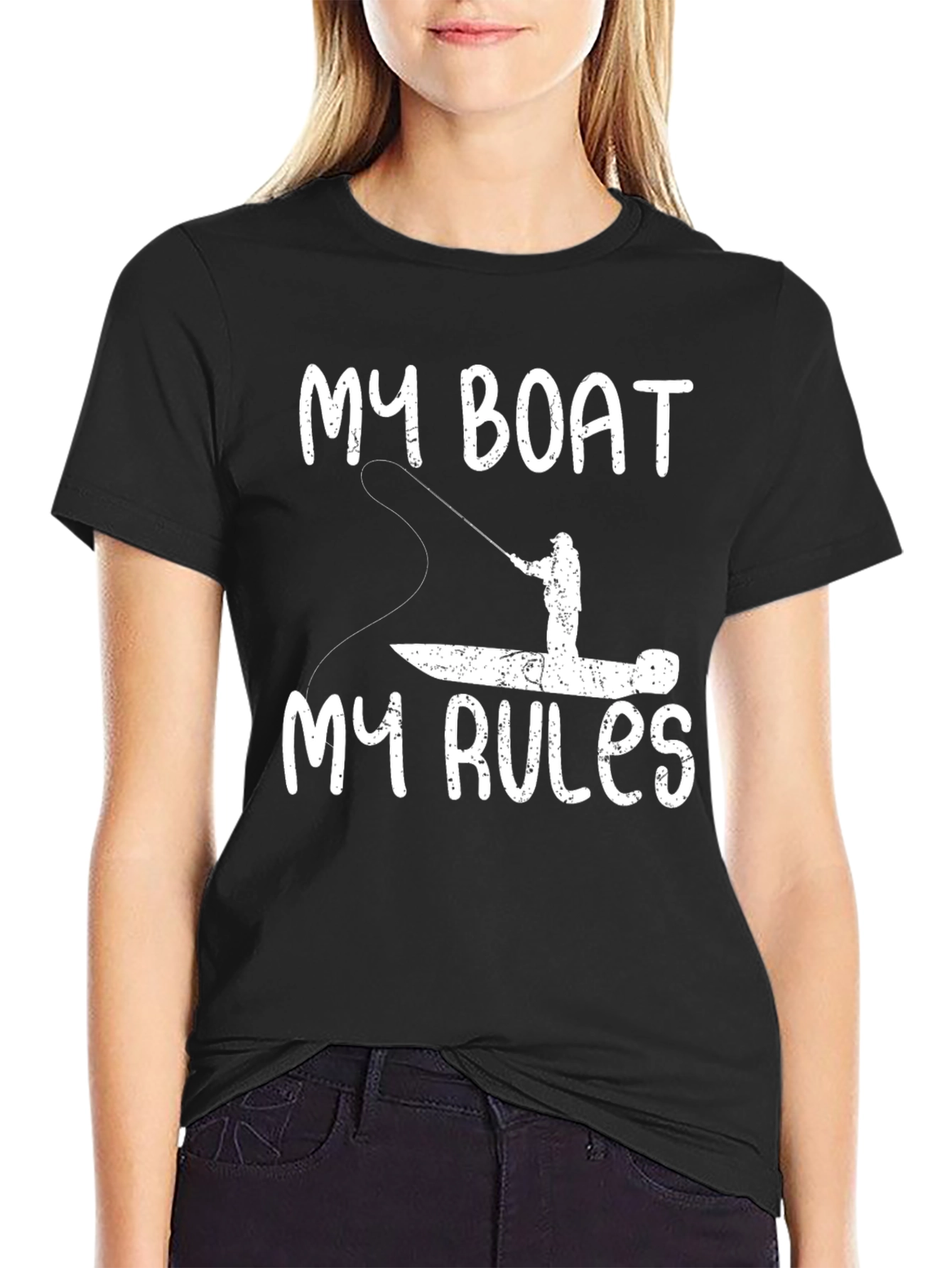 My Boat My Rules T-Shirt Fishing Angler