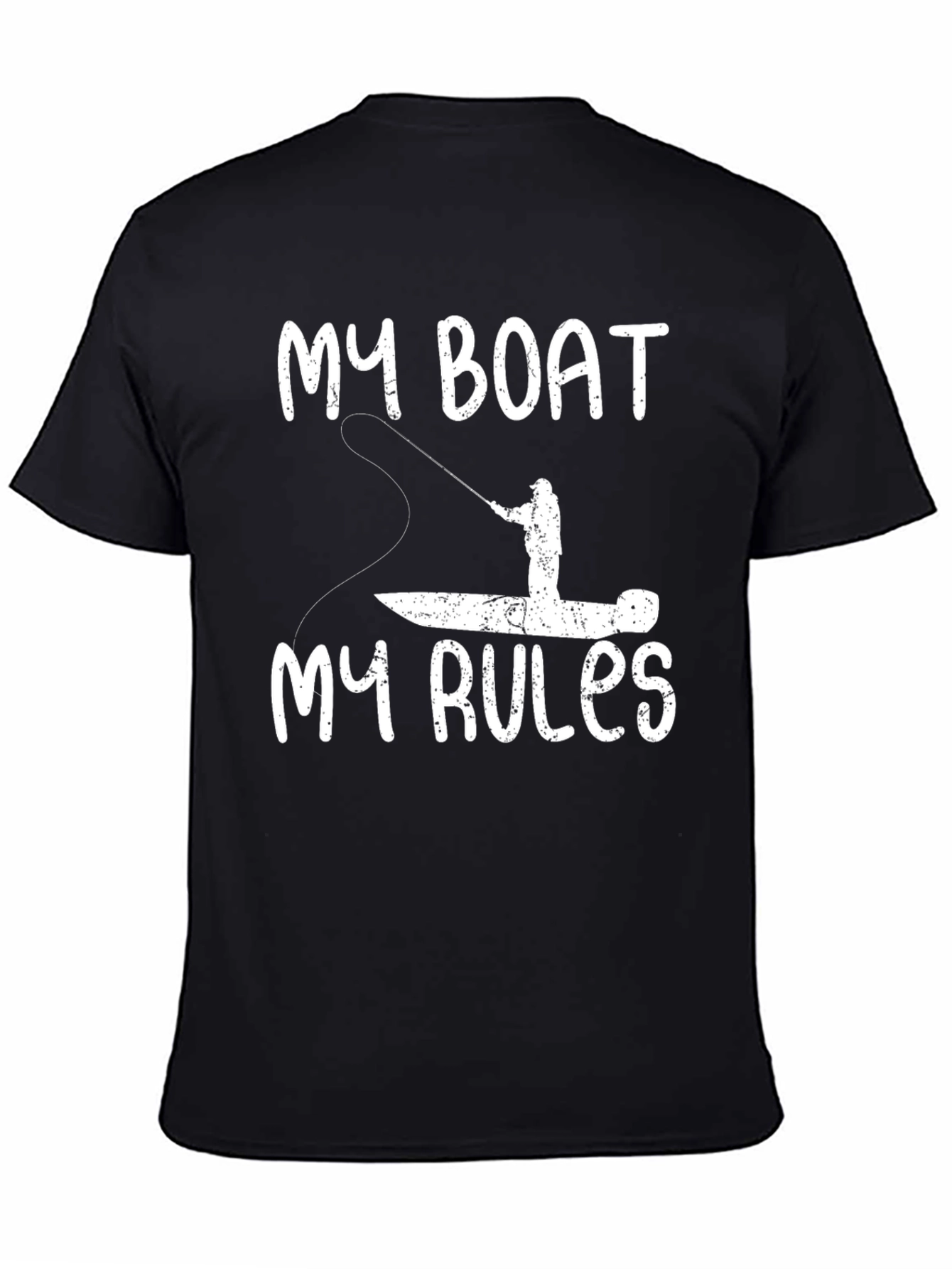 My Boat My Rules T-Shirt Fishing Angler