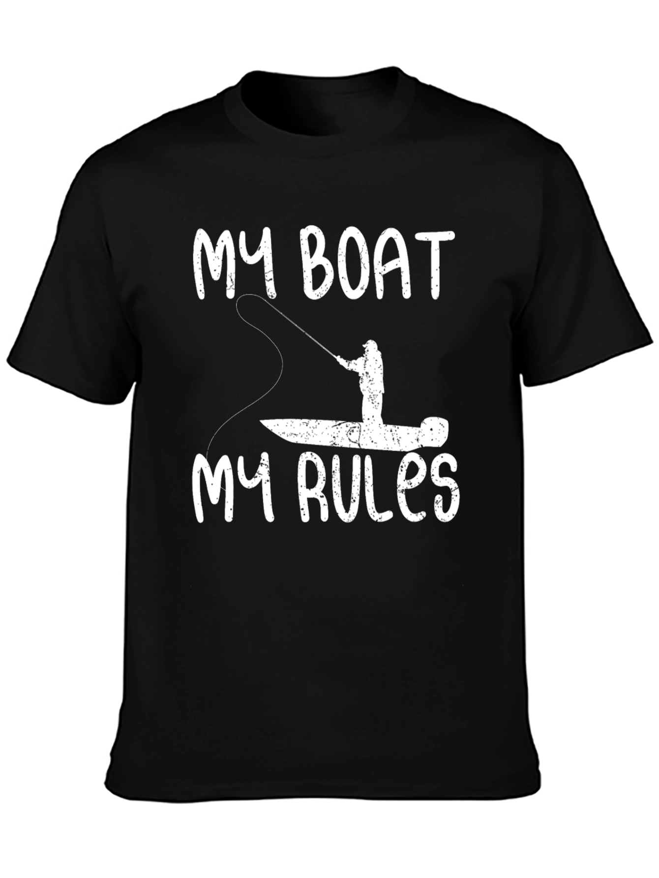 My Boat My Rules T-Shirt Fishing Angler