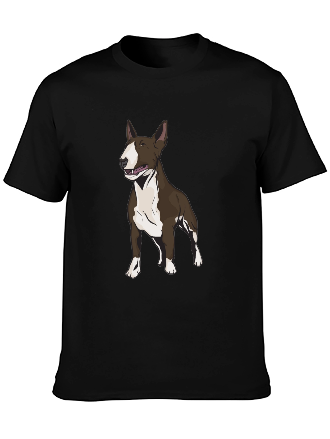 Bull Terrier Graphic Tee - Mens Black T-Shirt