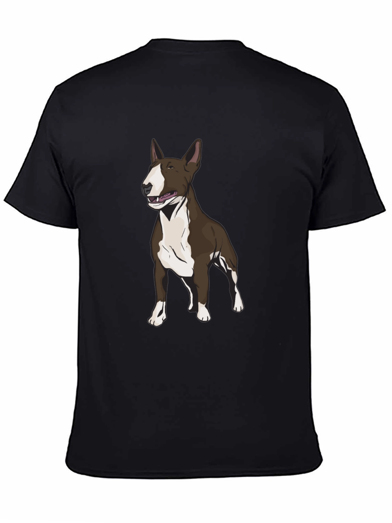 Bull Terrier Graphic Tee - Mens Black T-Shirt