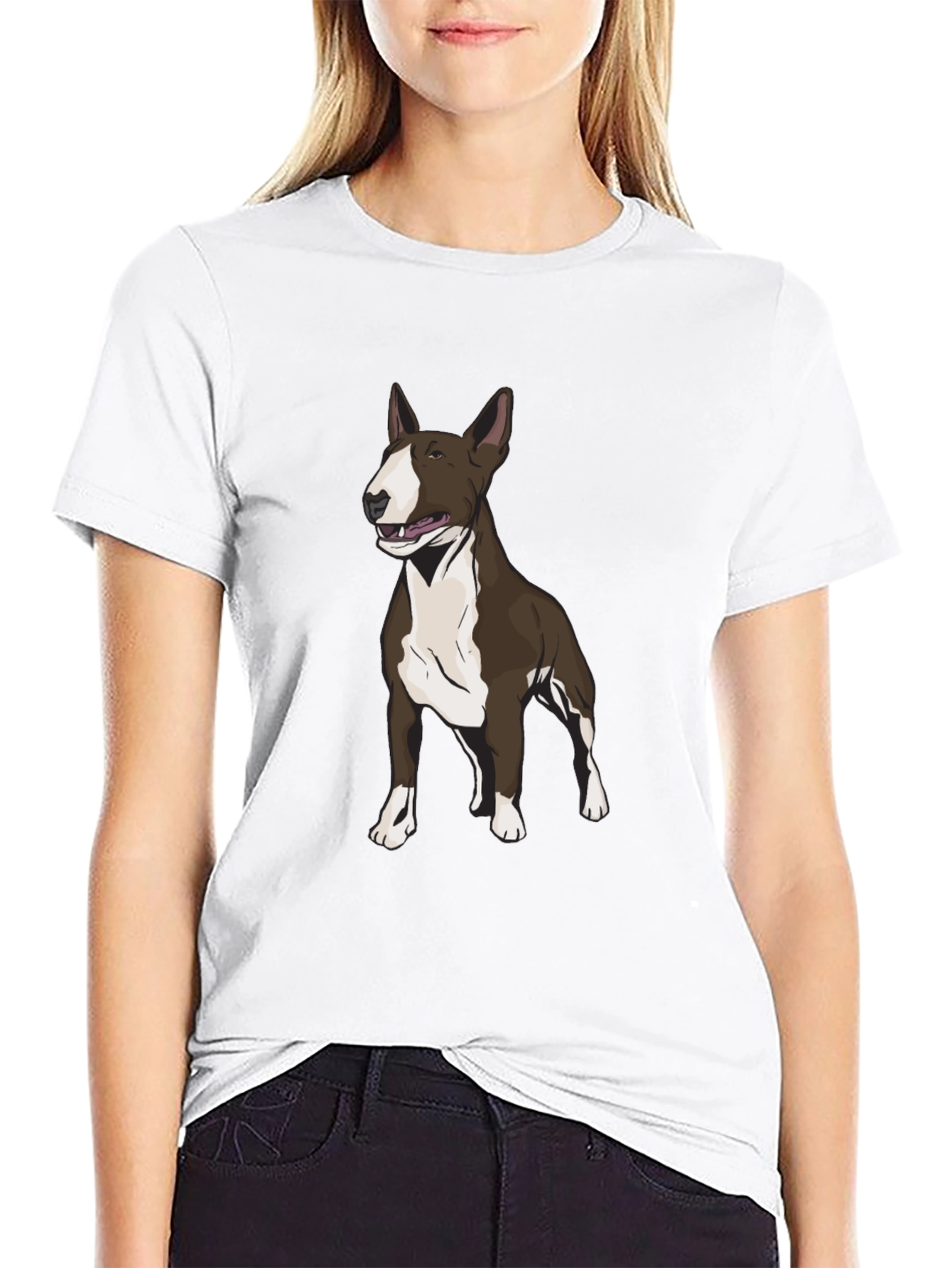 Bull Terrier Graphic Tee - Mens Black T-Shirt