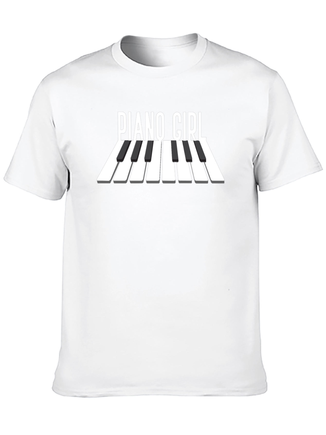 Piano Girl T-Shirt - Musicians Apparel