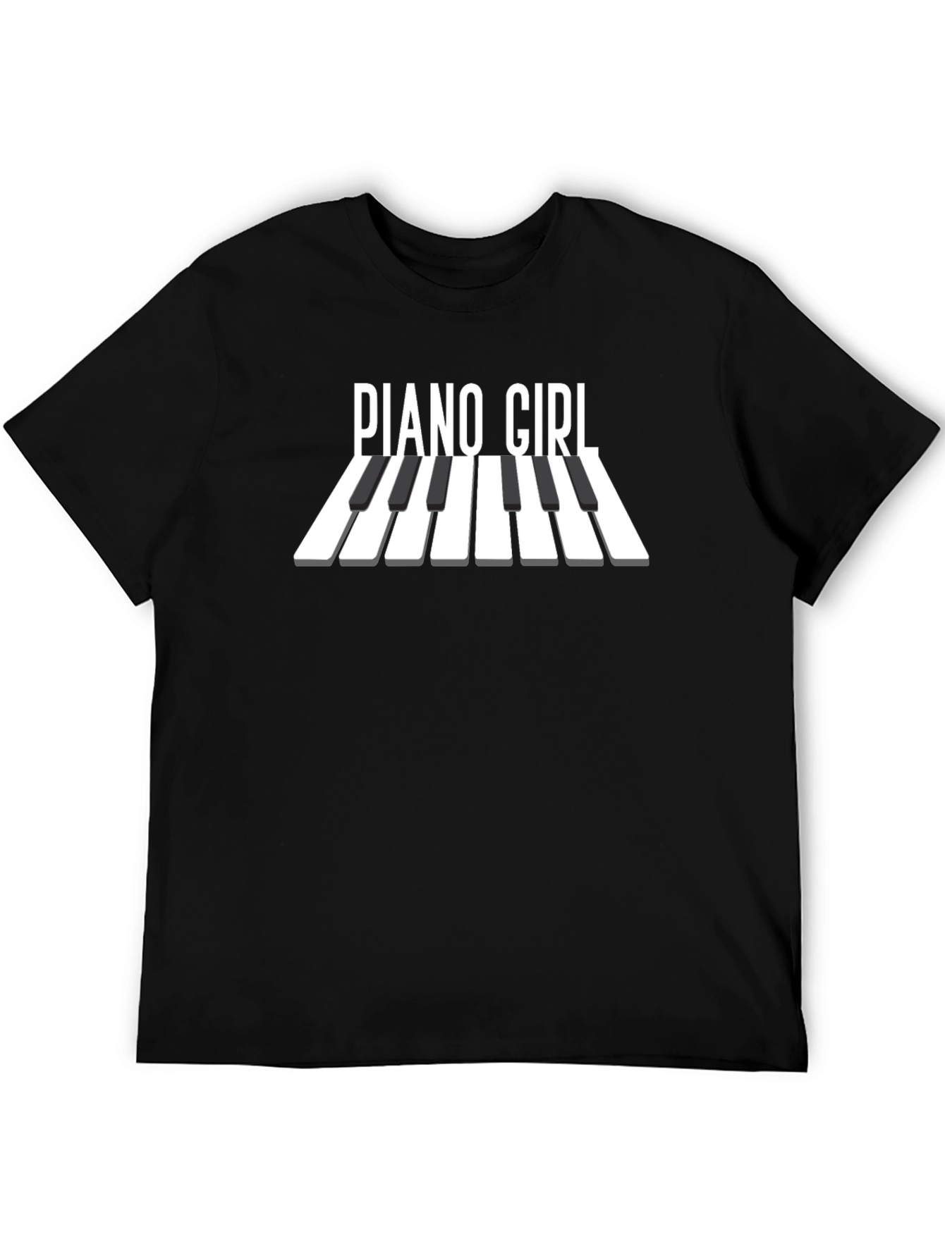 Piano Girl T-Shirt - Musicians Apparel