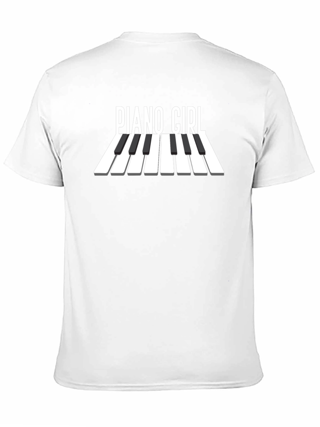 Piano Girl T-Shirt - Musicians Apparel