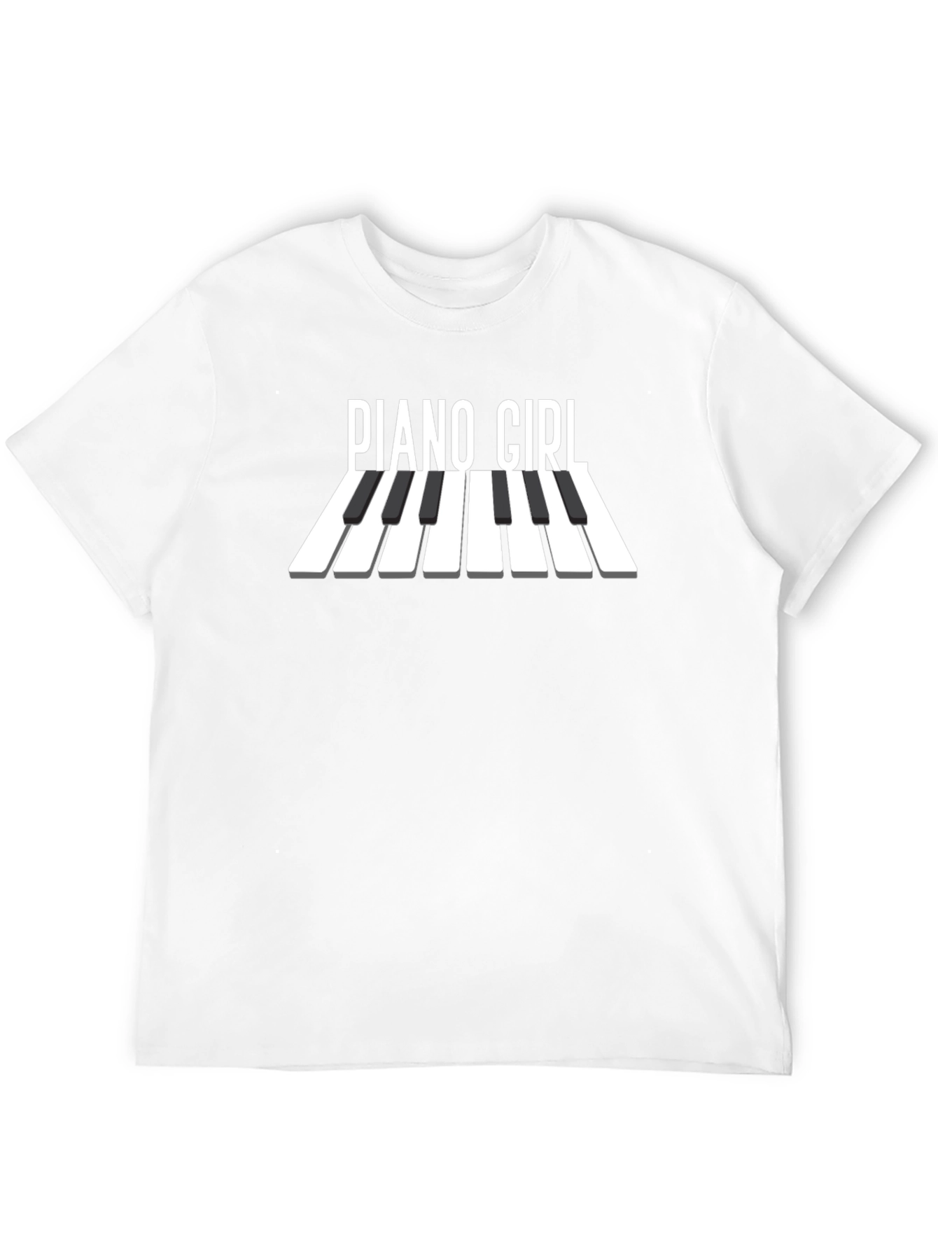 Piano Girl T-Shirt - Musicians Apparel
