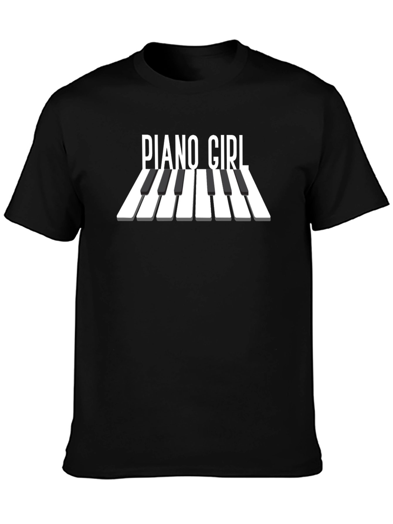 Piano Girl T-Shirt - Musicians Apparel