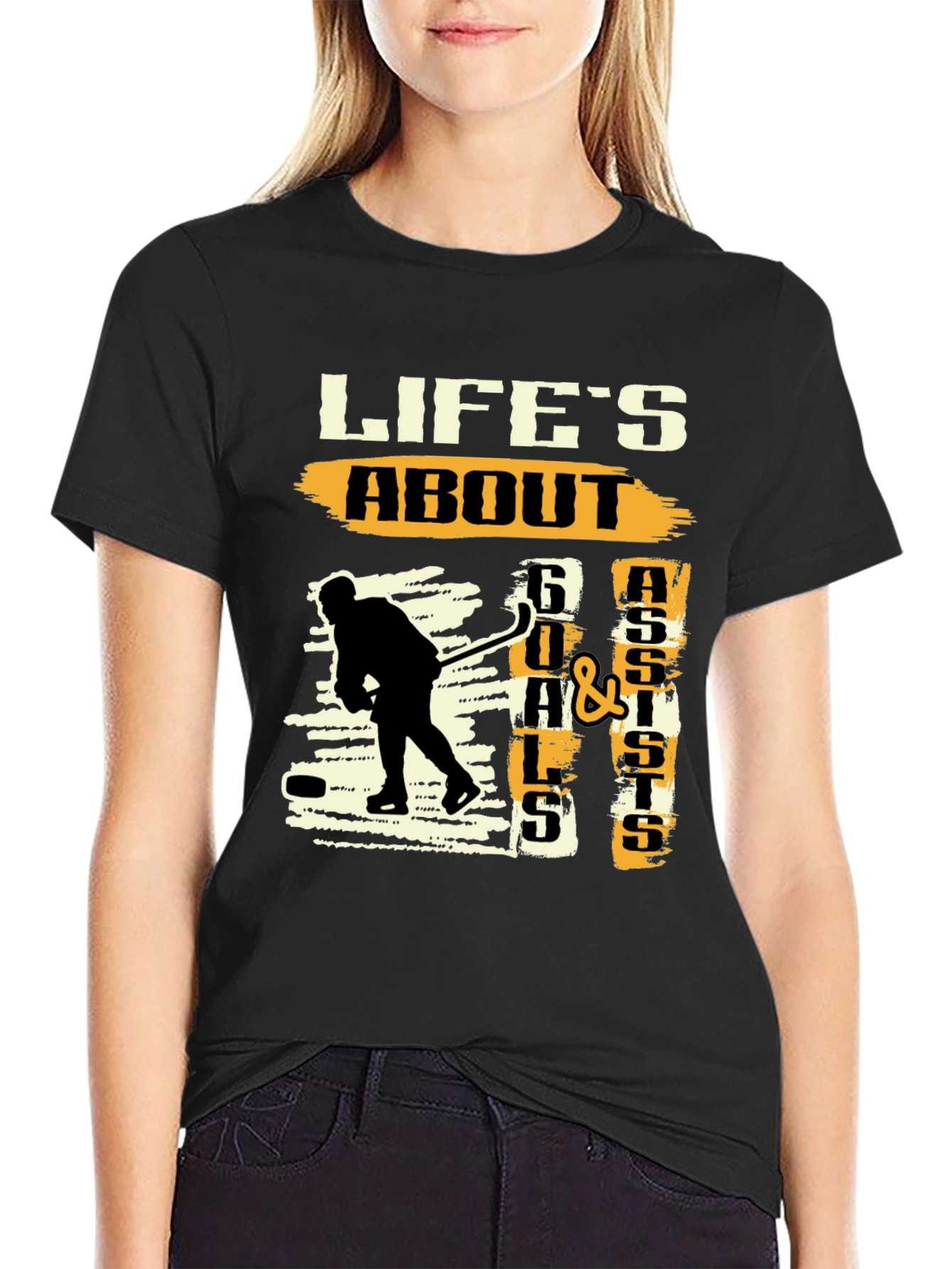 Lifes About Goals & Assists T-Shirt