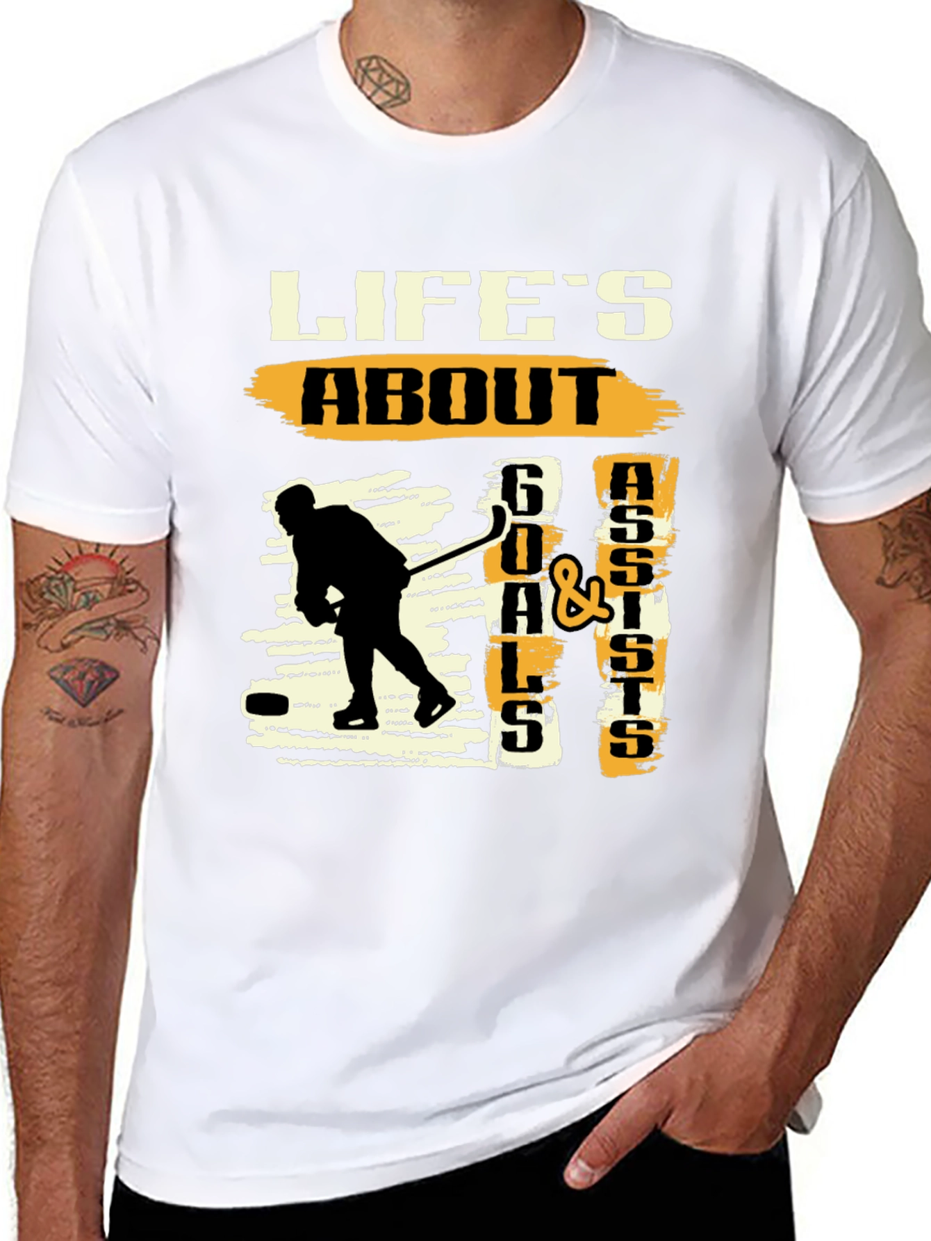 Lifes About Goals & Assists T-Shirt