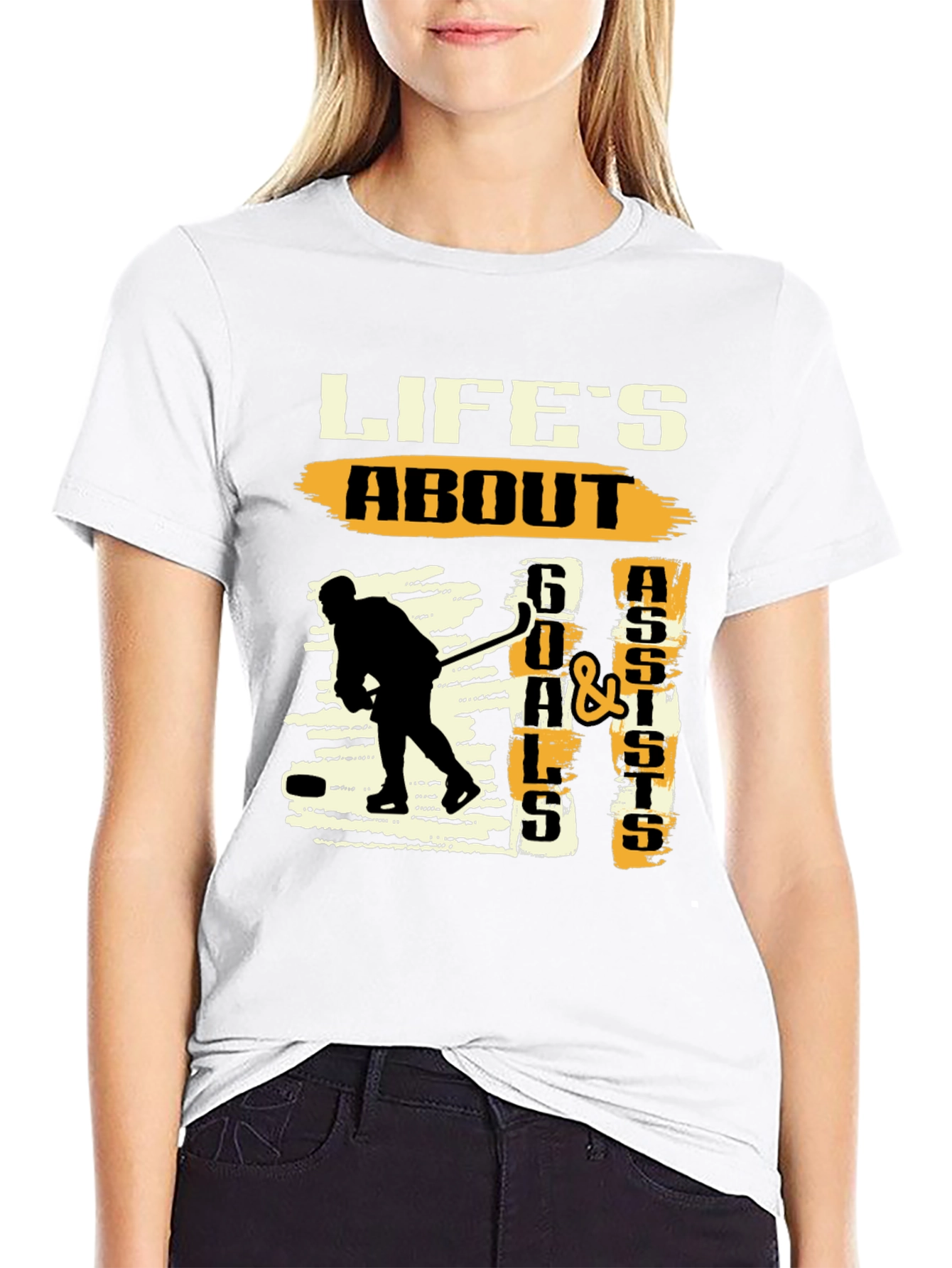 Lifes About Goals & Assists T-Shirt