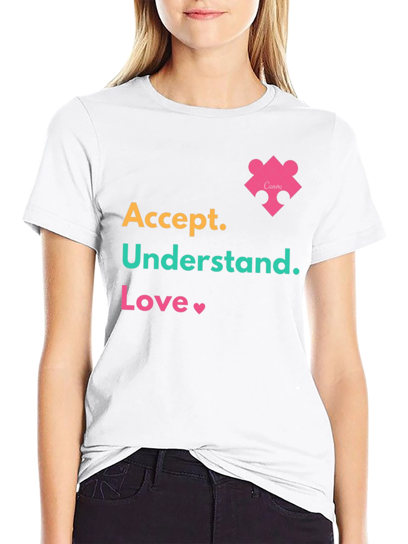 Accept Understand Love Tee Autism Awareness T-Shirt