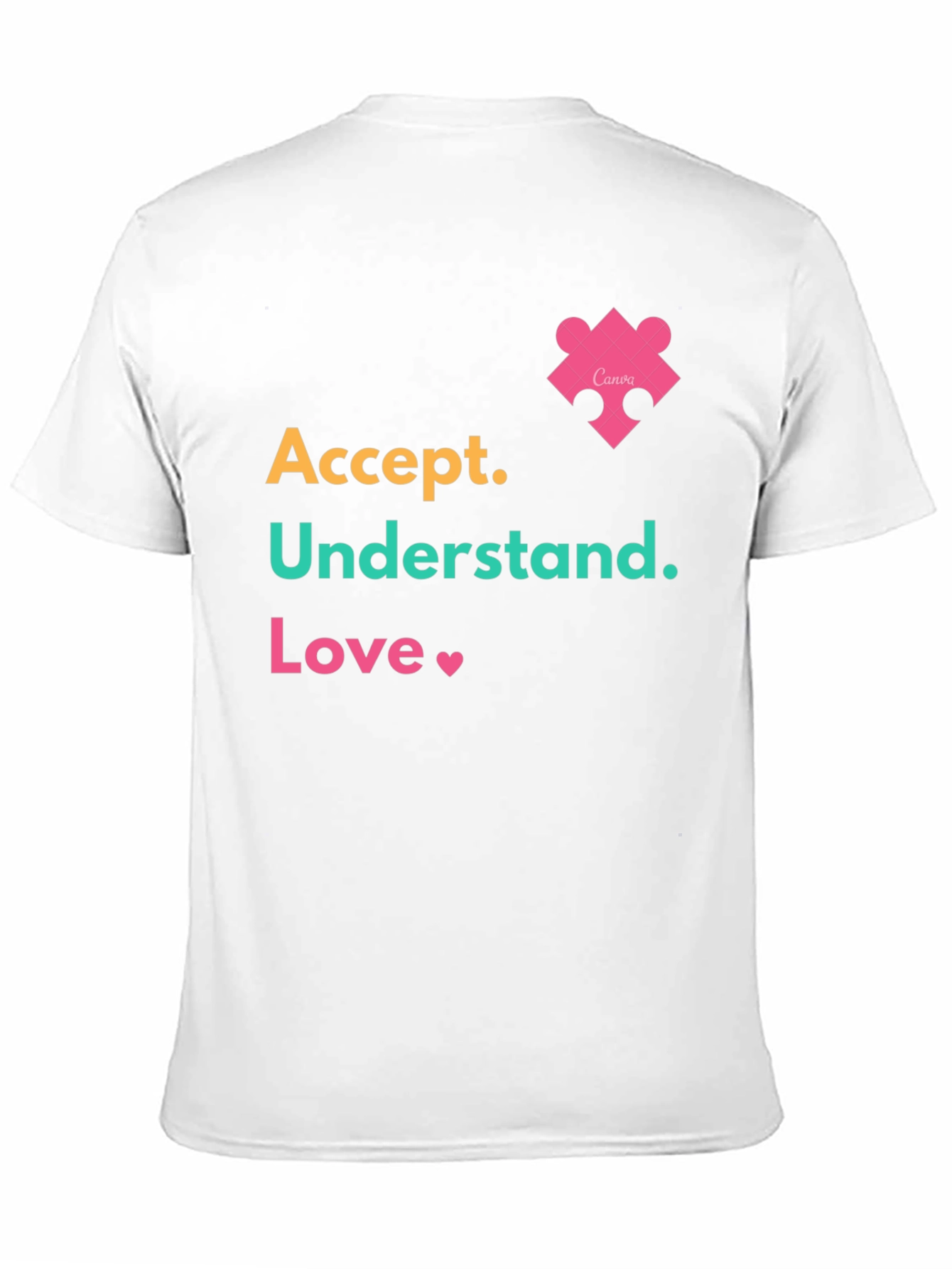 Accept Understand Love Tee Autism Awareness T-Shirt