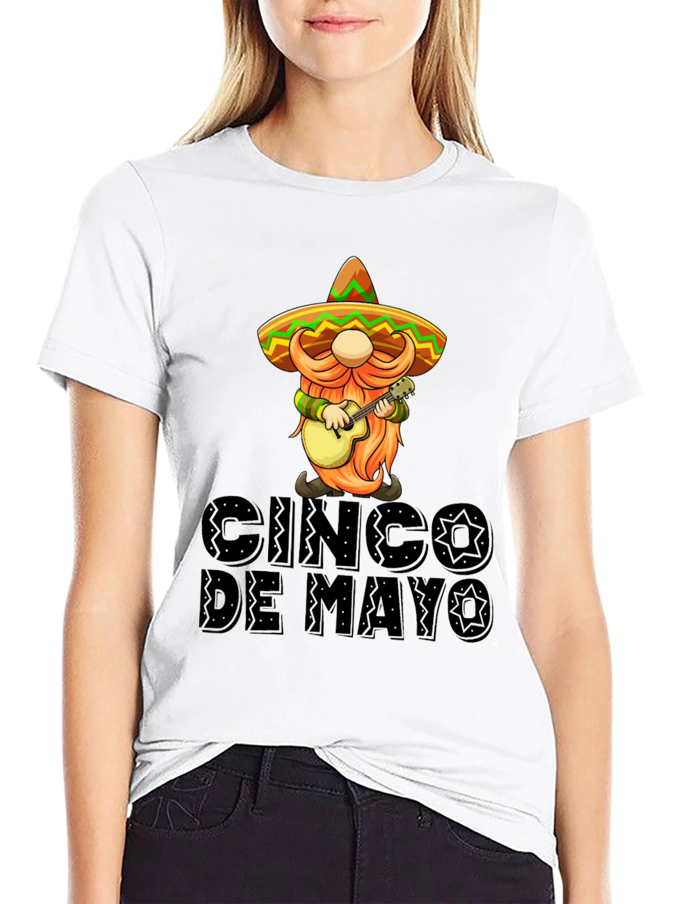 Cinco De Mayo Gnome Graphic Tee