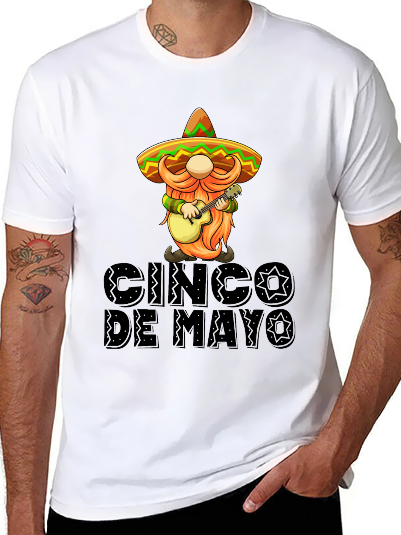 Cinco De Mayo Gnome Graphic Tee