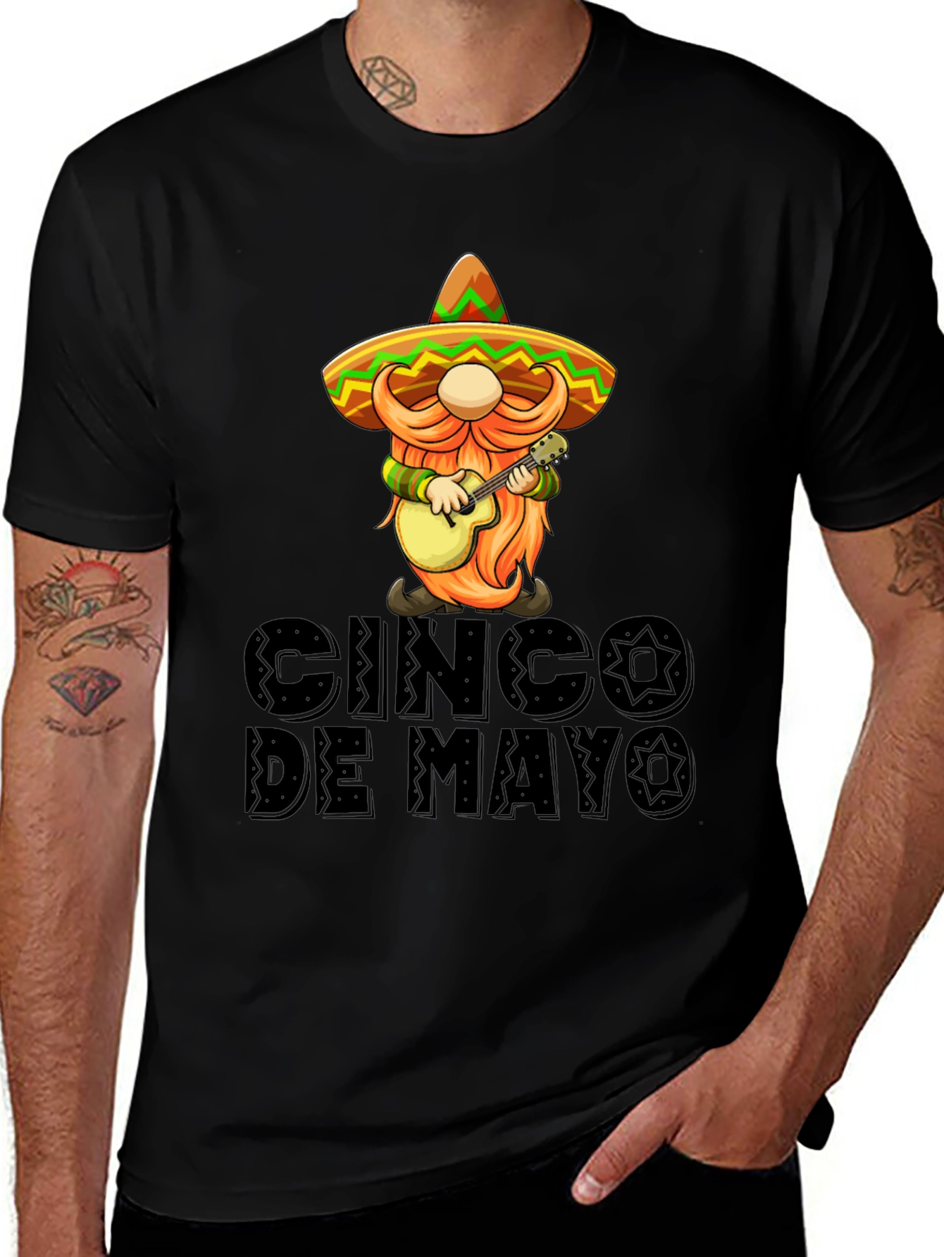 Cinco De Mayo Gnome Graphic Tee