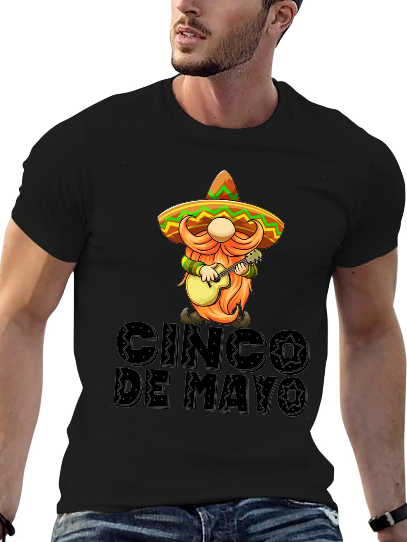 Cinco De Mayo Gnome Graphic Tee