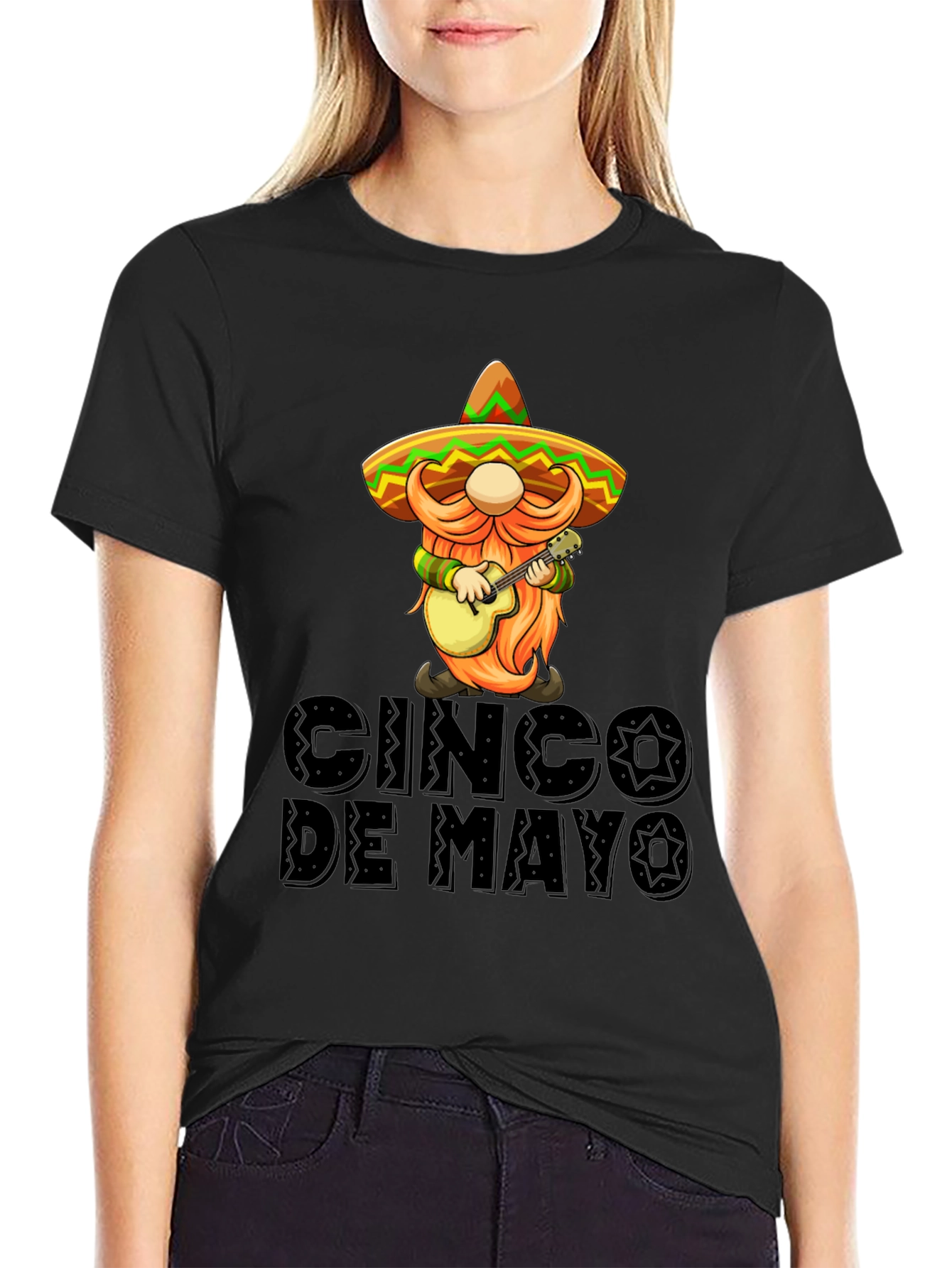 Cinco De Mayo Gnome Graphic Tee
