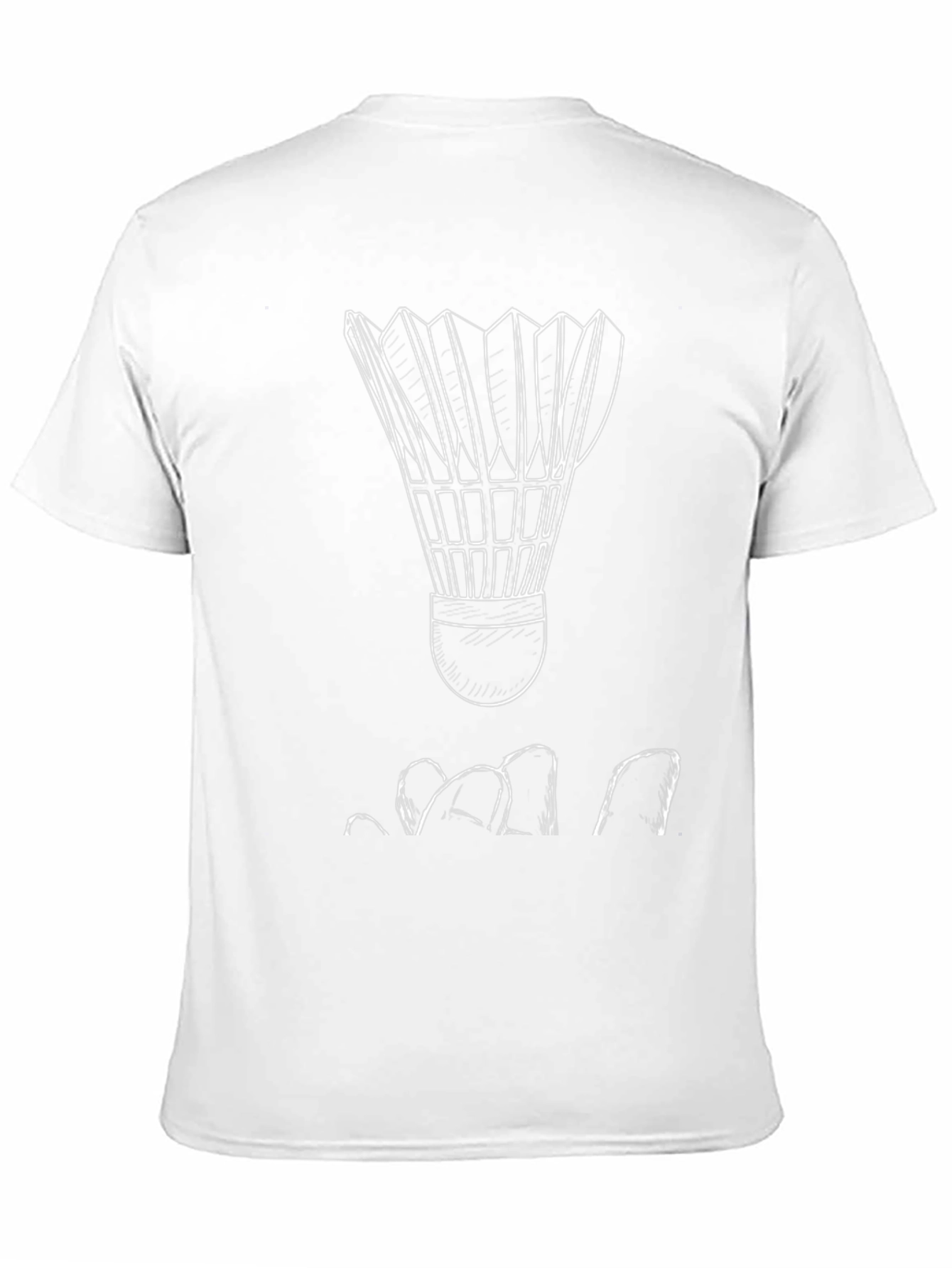Badminton Shuttlecock Graphic T-Shirt