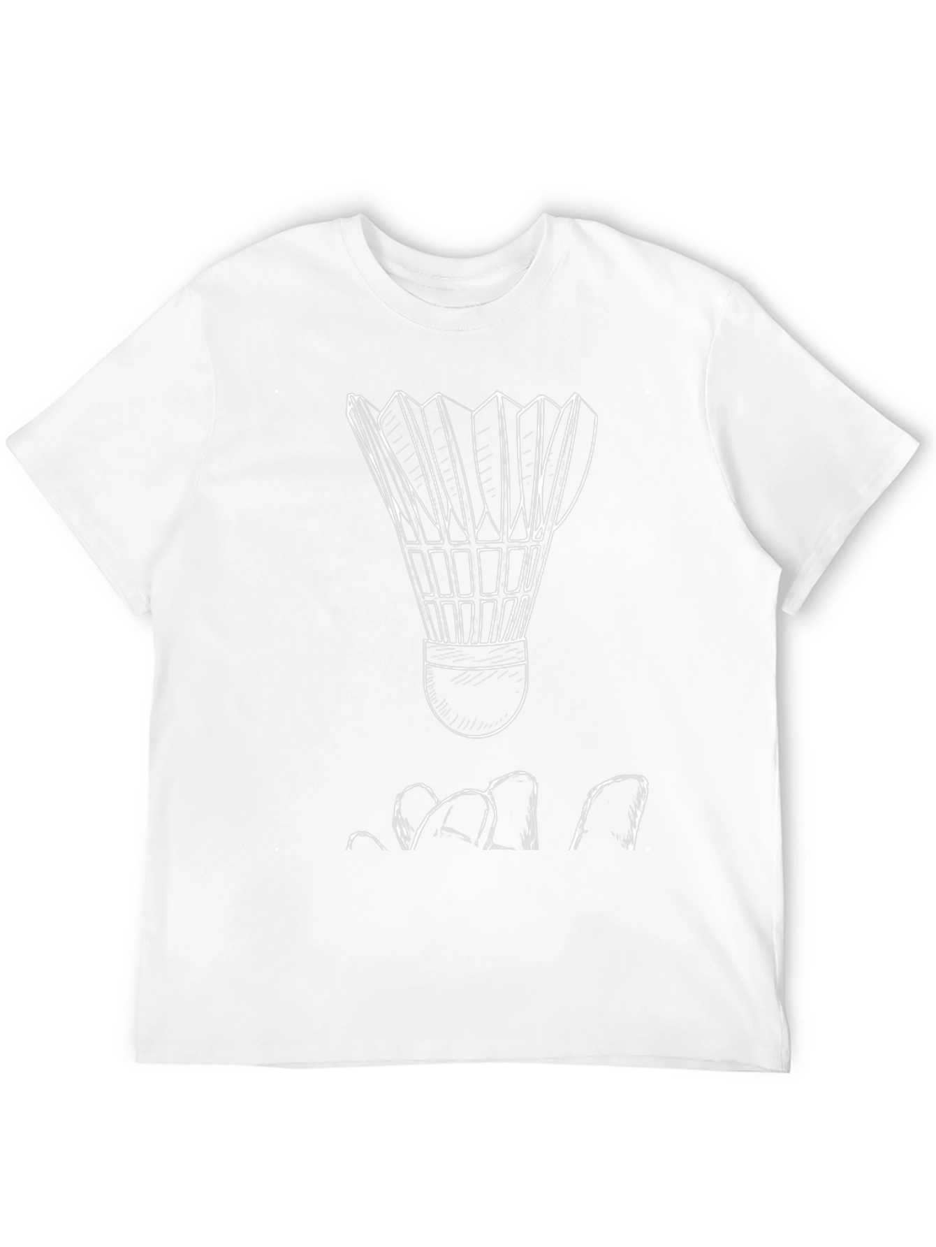 Badminton Shuttlecock Graphic T-Shirt