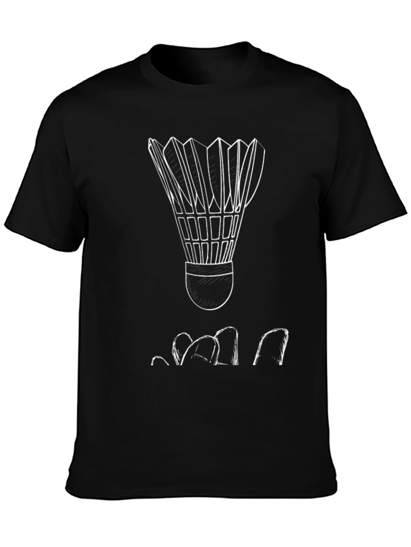 Badminton Shuttlecock Graphic T-Shirt