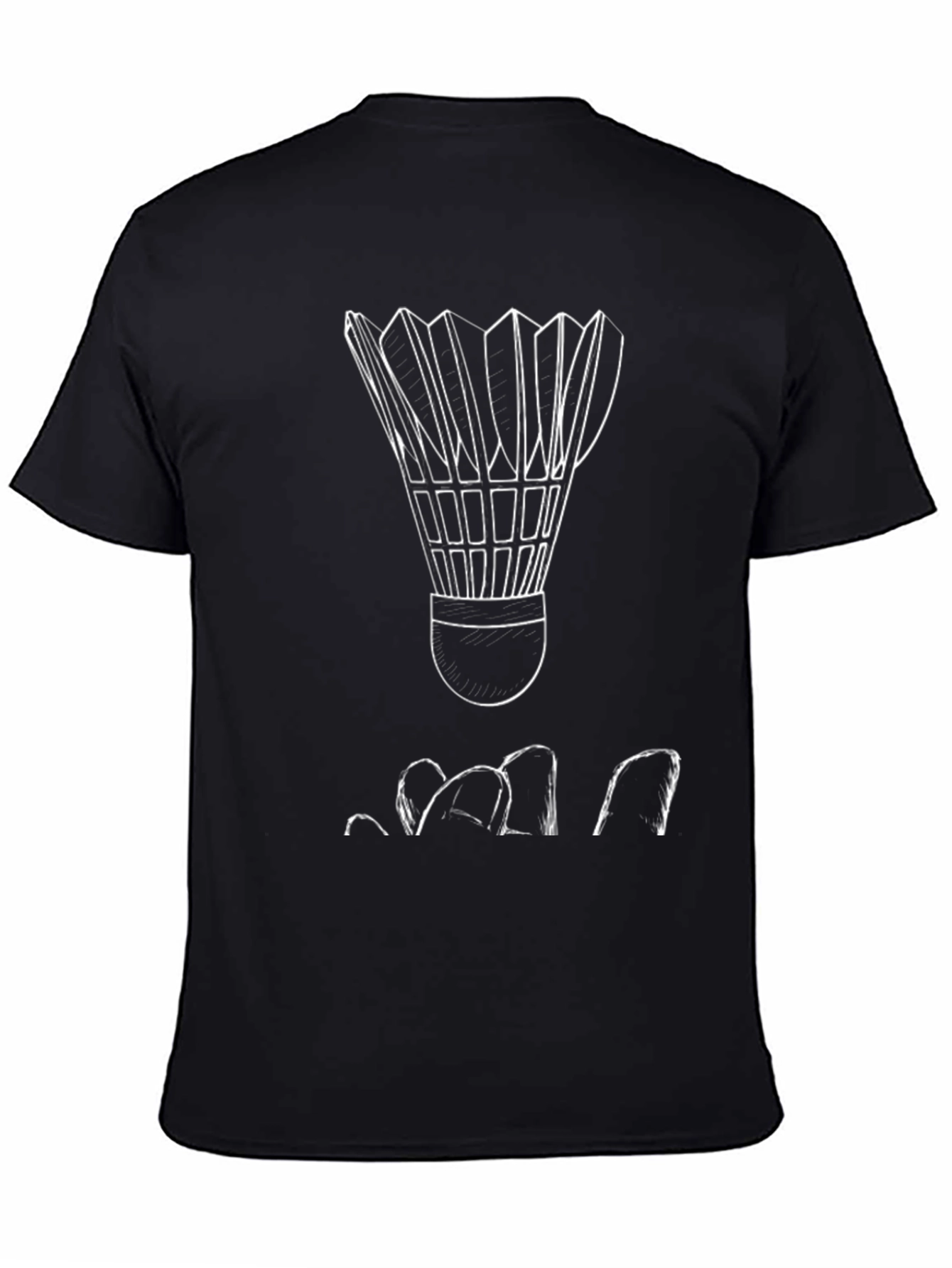 Badminton Shuttlecock Graphic T-Shirt