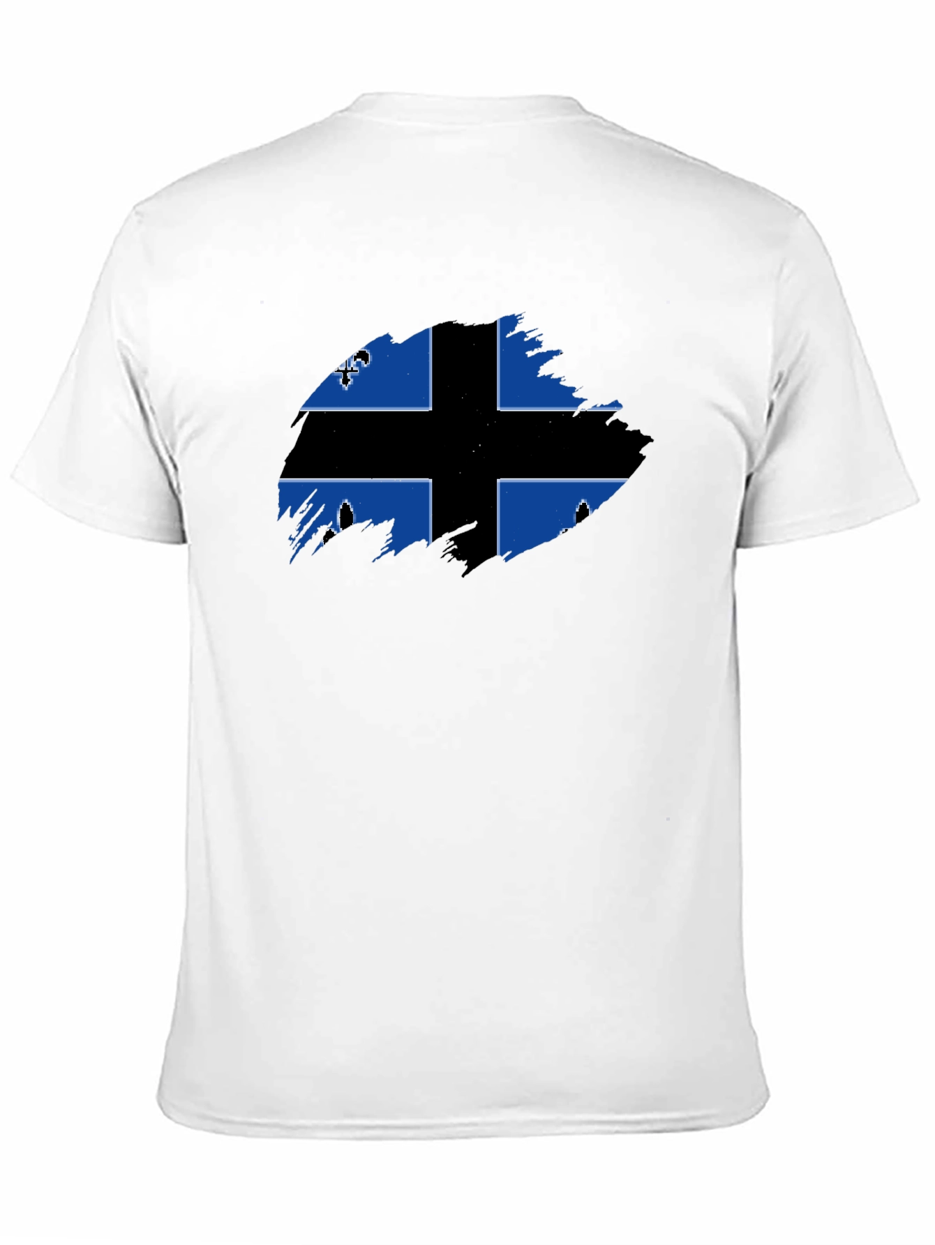 Quebec Flag T-Shirt - Black Graphic Tee