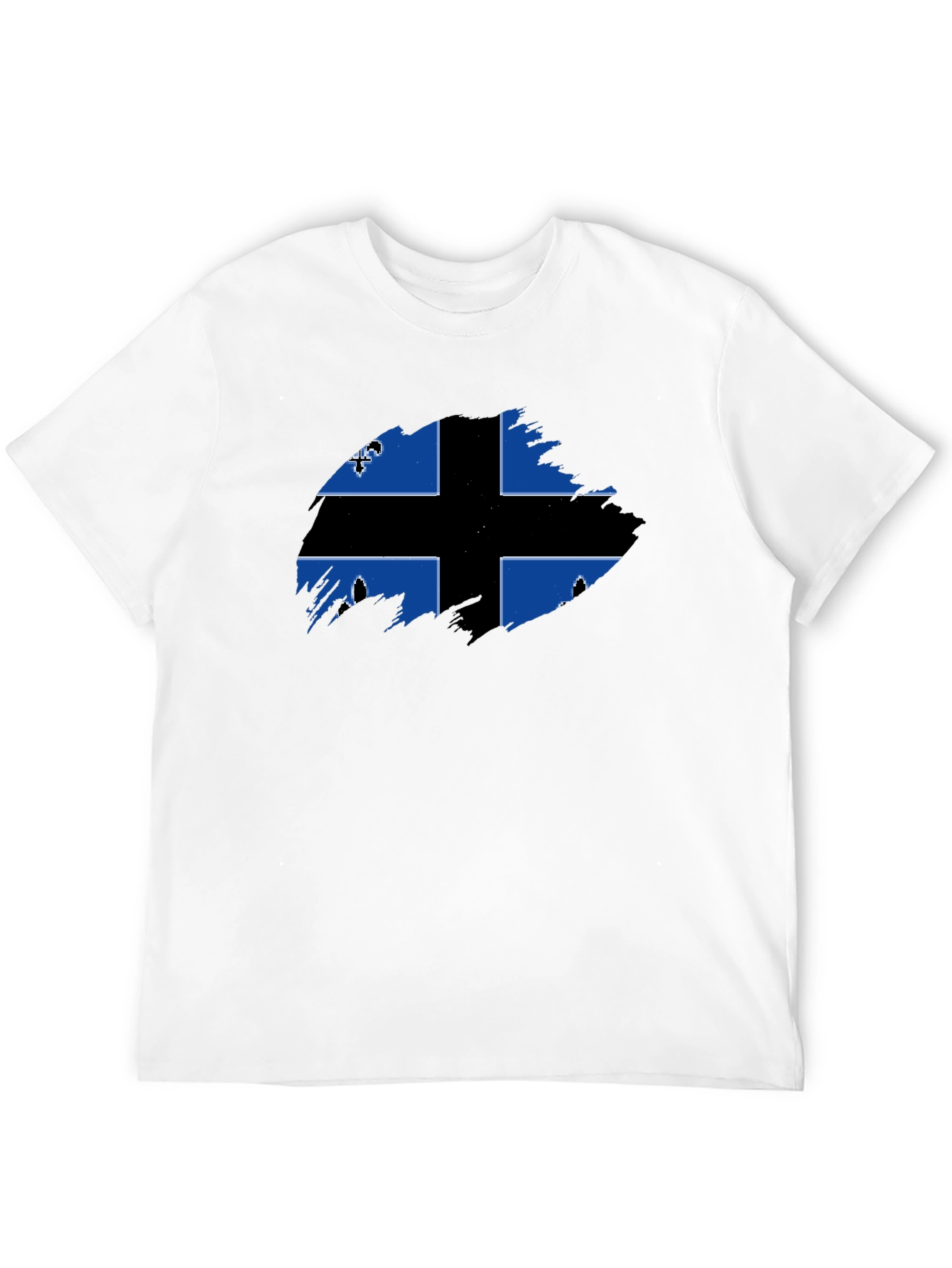 Quebec Flag T-Shirt - Black Graphic Tee