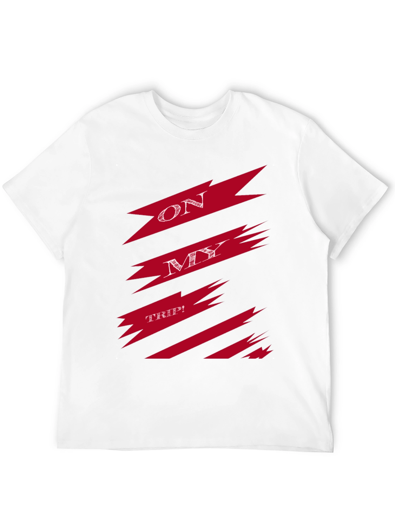 On My Trip Graphic Tee - Stylish Mens T-Shirt