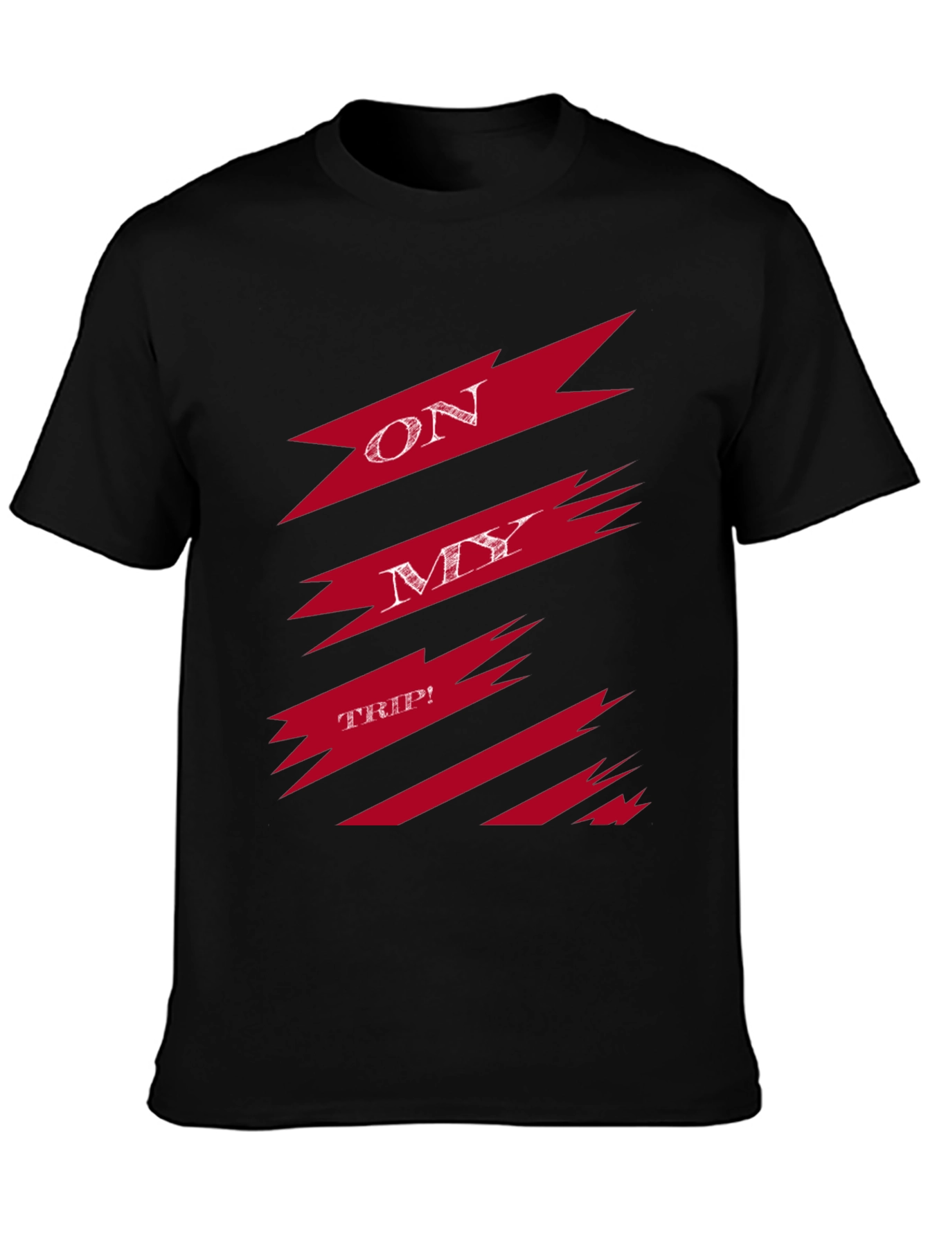 On My Trip Graphic Tee - Stylish Mens T-Shirt
