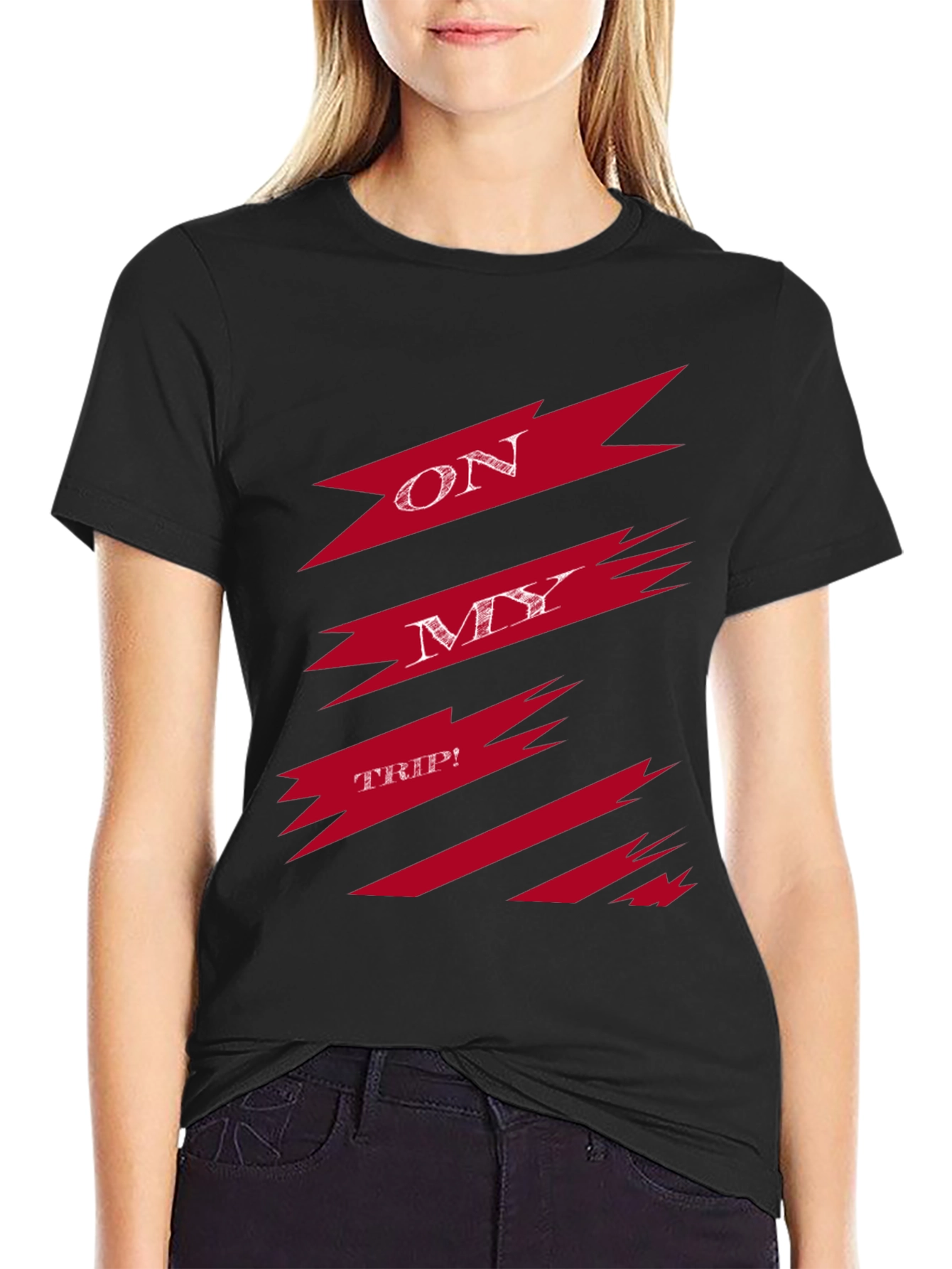 On My Trip Graphic Tee - Stylish Mens T-Shirt
