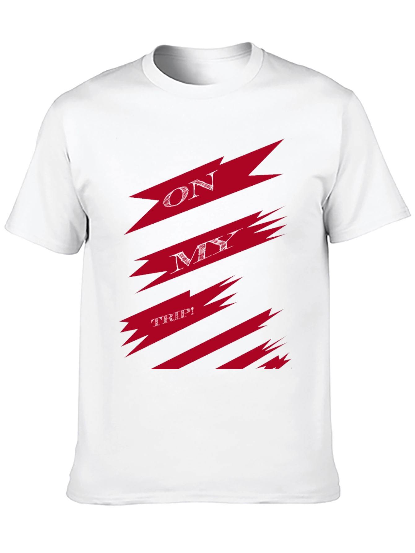 On My Trip Graphic Tee - Stylish Mens T-Shirt