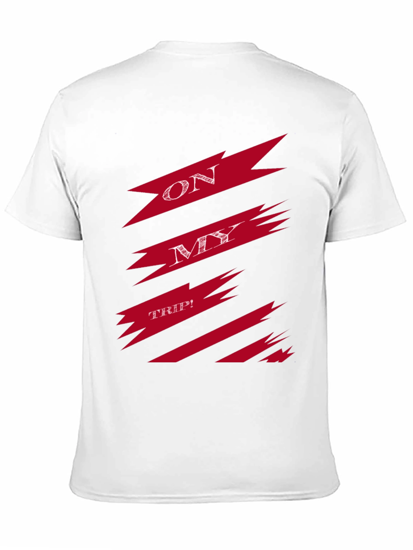 On My Trip Graphic Tee - Stylish Mens T-Shirt