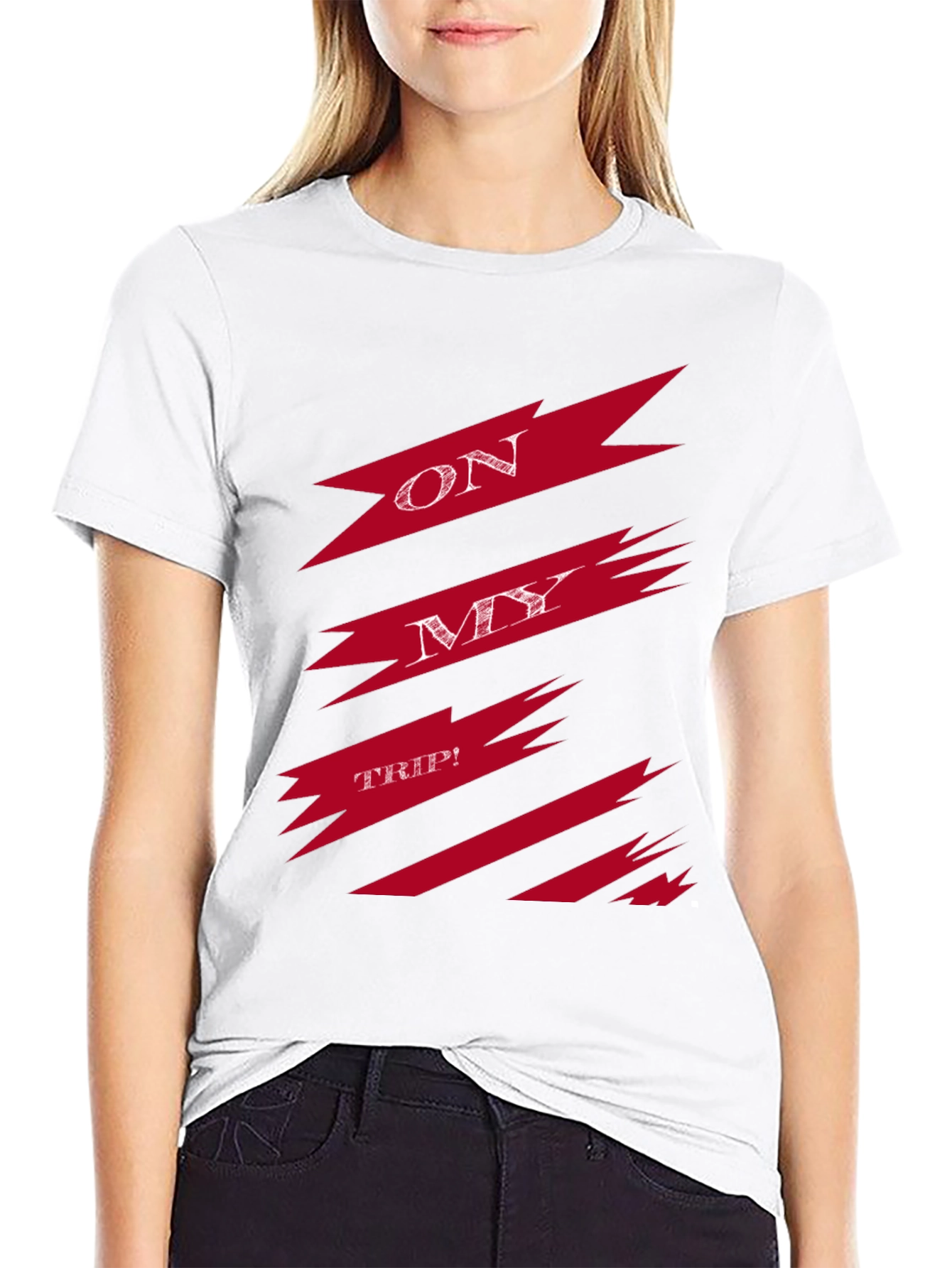 On My Trip Graphic Tee - Stylish Mens T-Shirt
