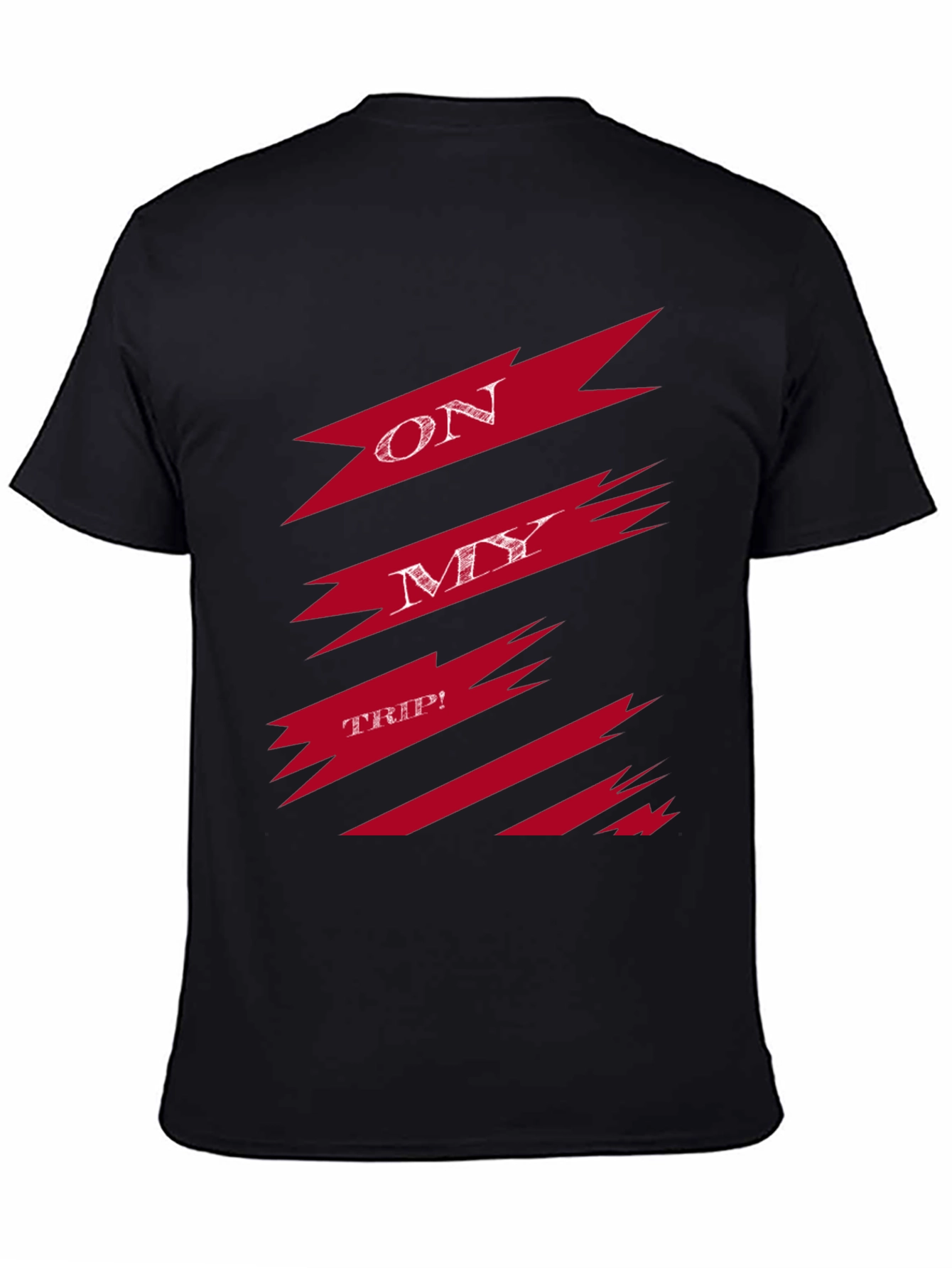 On My Trip Graphic Tee - Stylish Mens T-Shirt