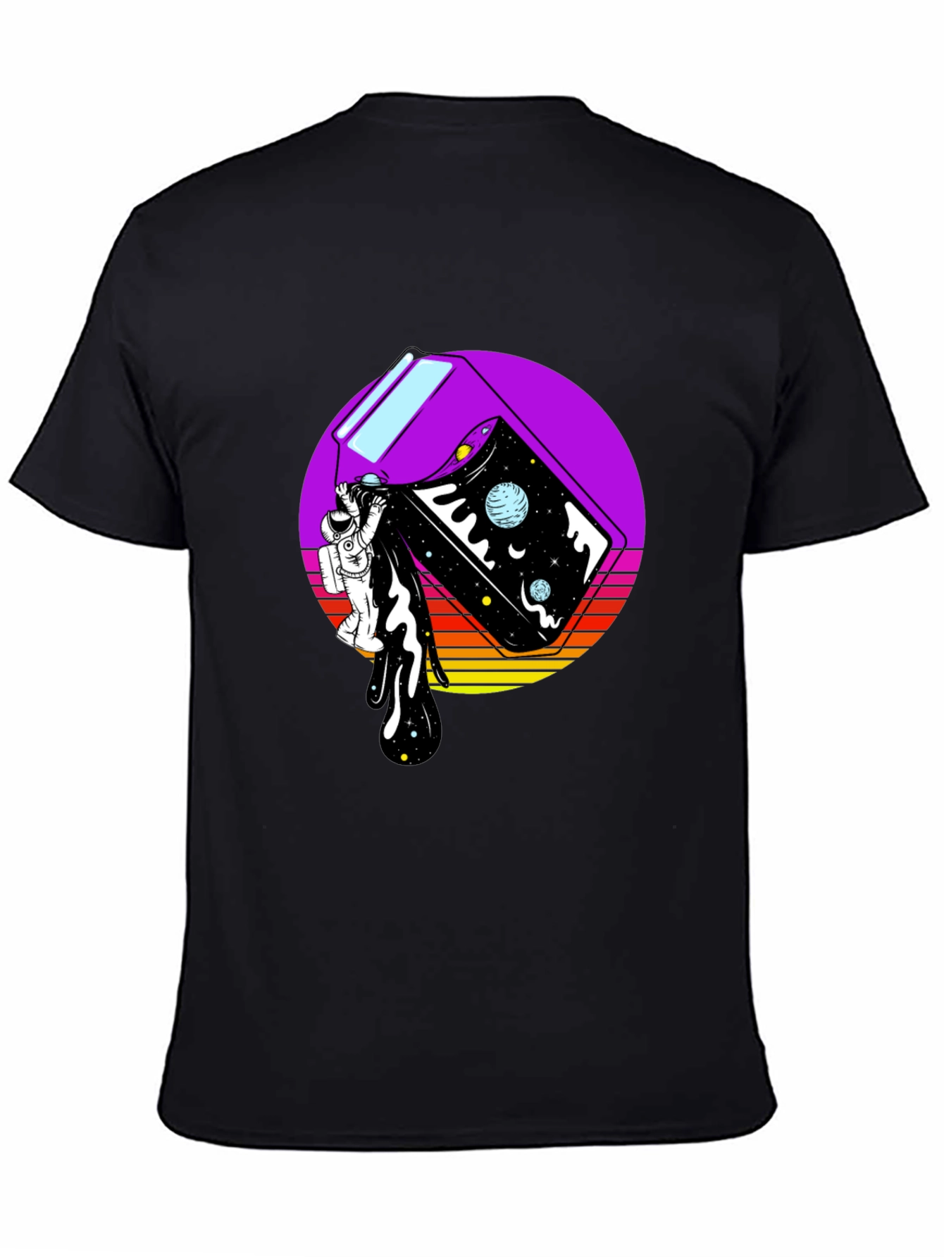 Astronaut Space Milk Graphic Tee