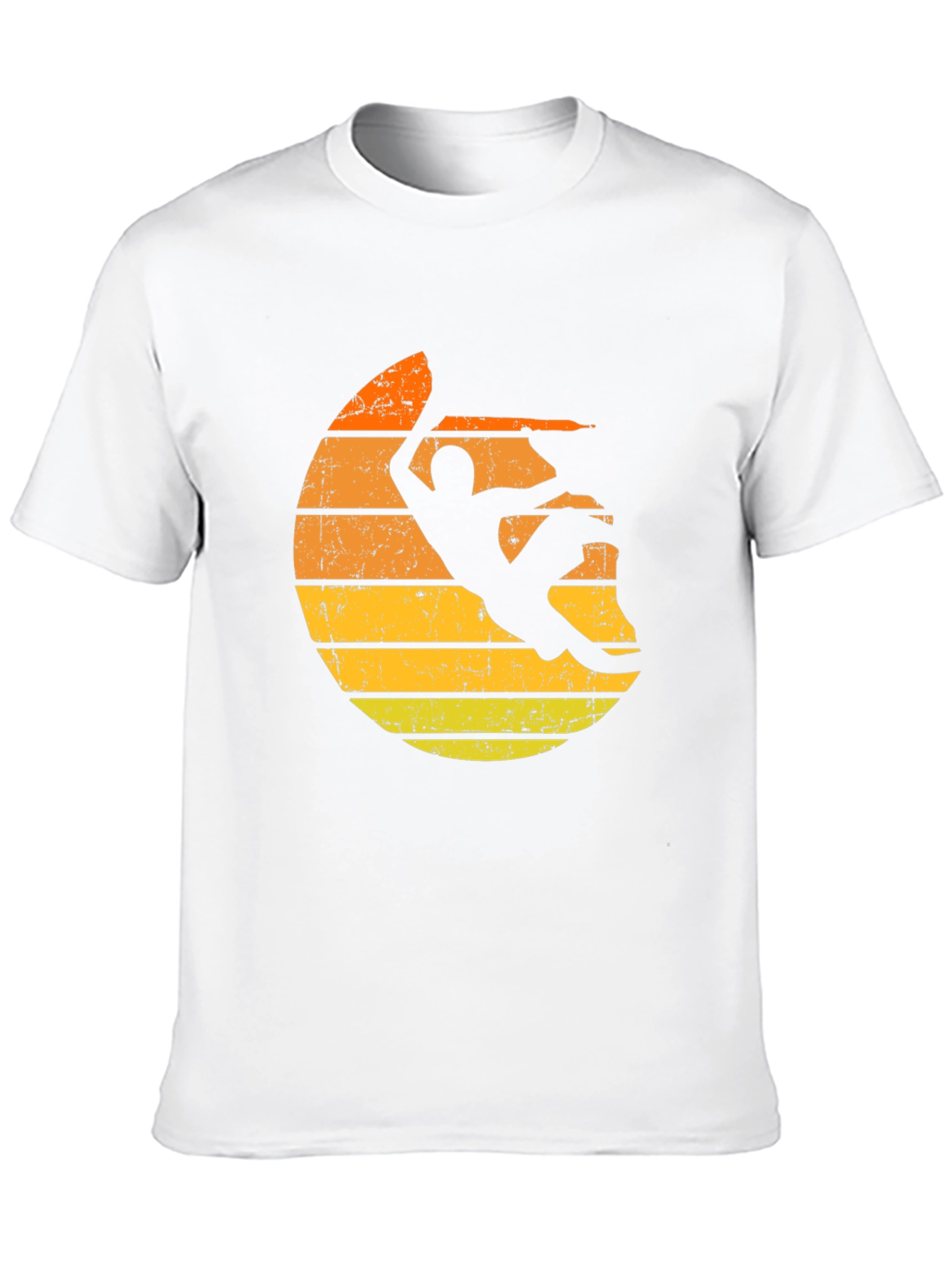 Retro Climbing Sunset Graphic Tee