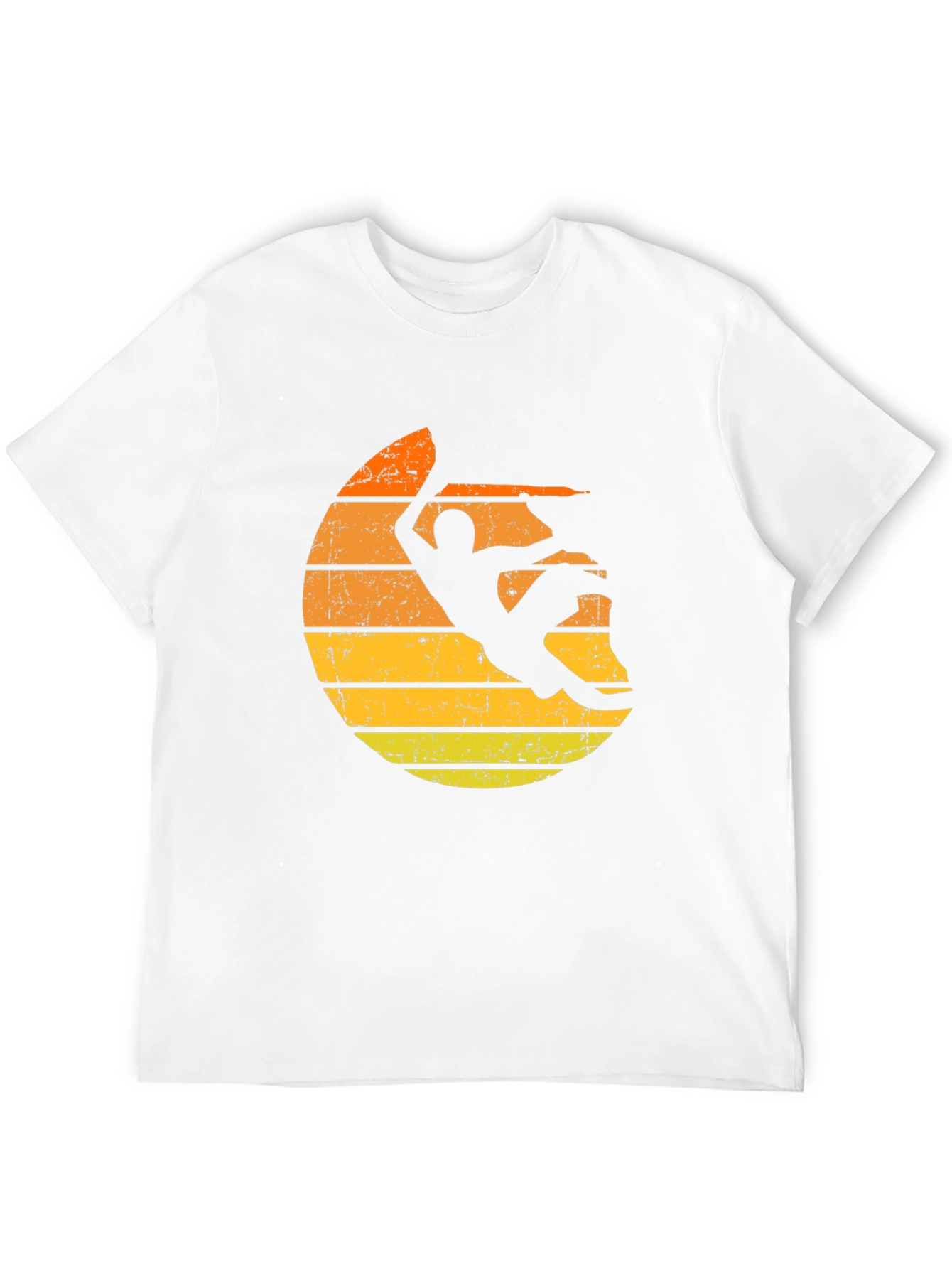 Retro Climbing Sunset Graphic Tee