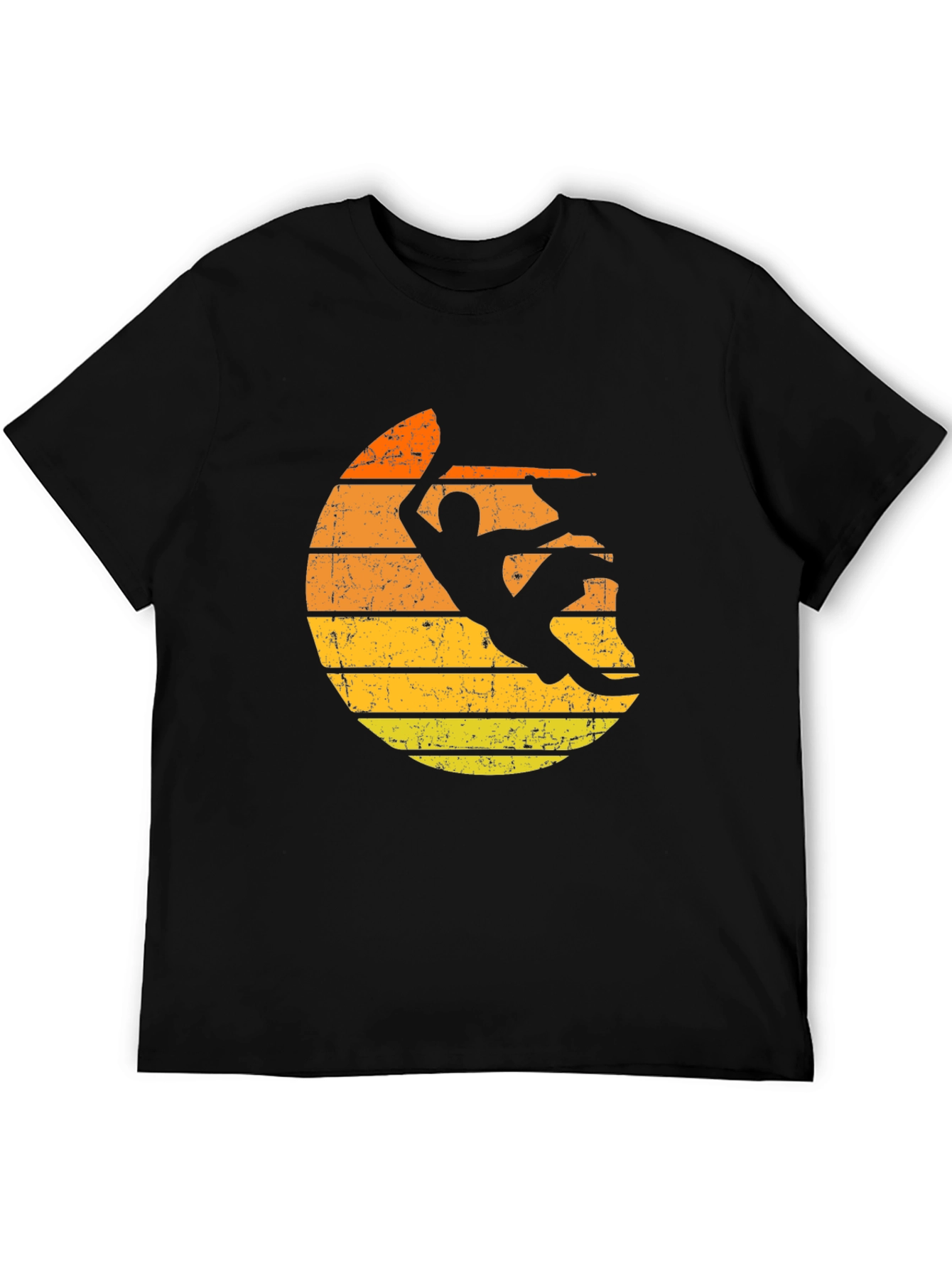 Retro Climbing Sunset Graphic Tee