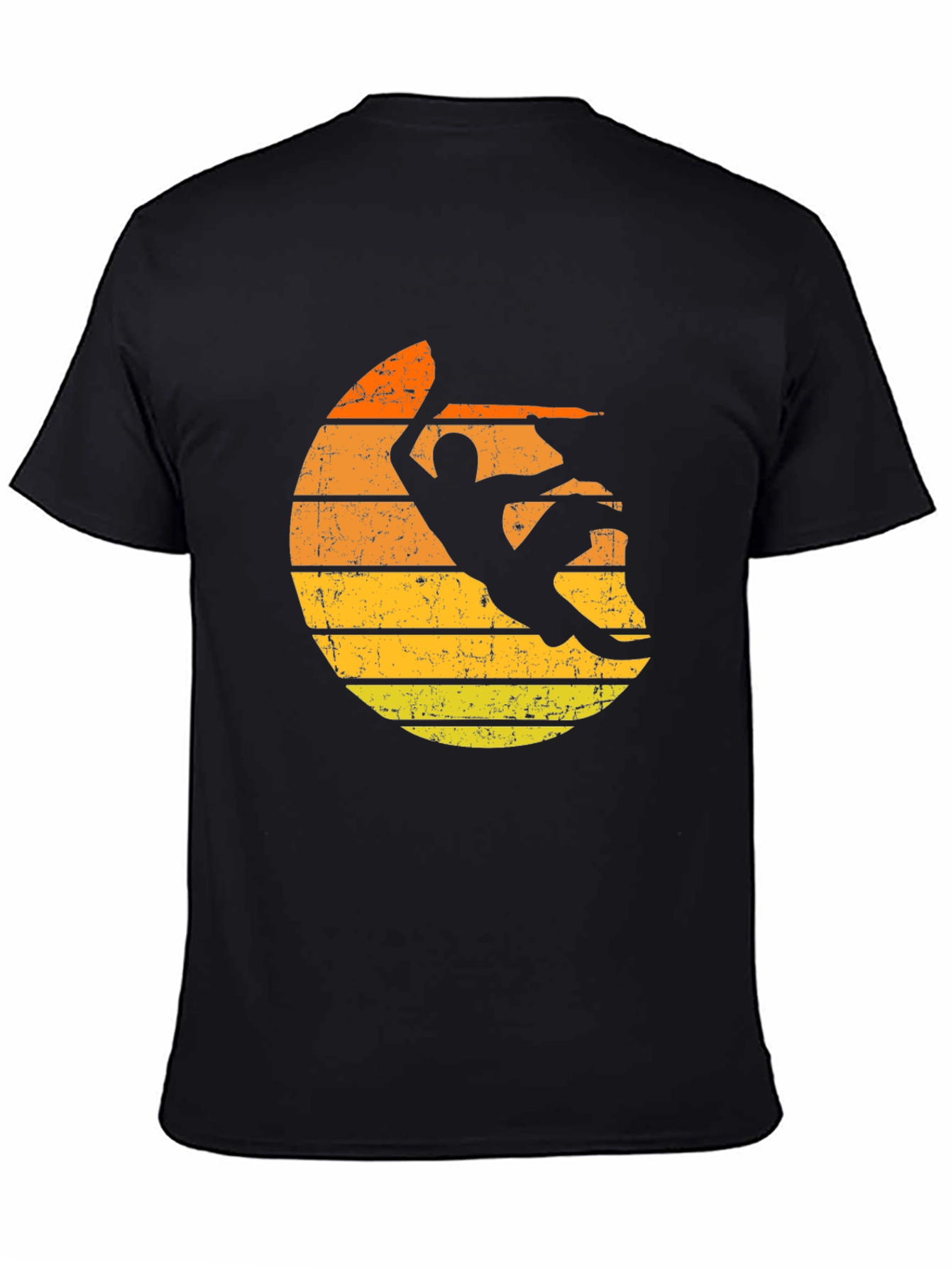 Retro Climbing Sunset Graphic Tee
