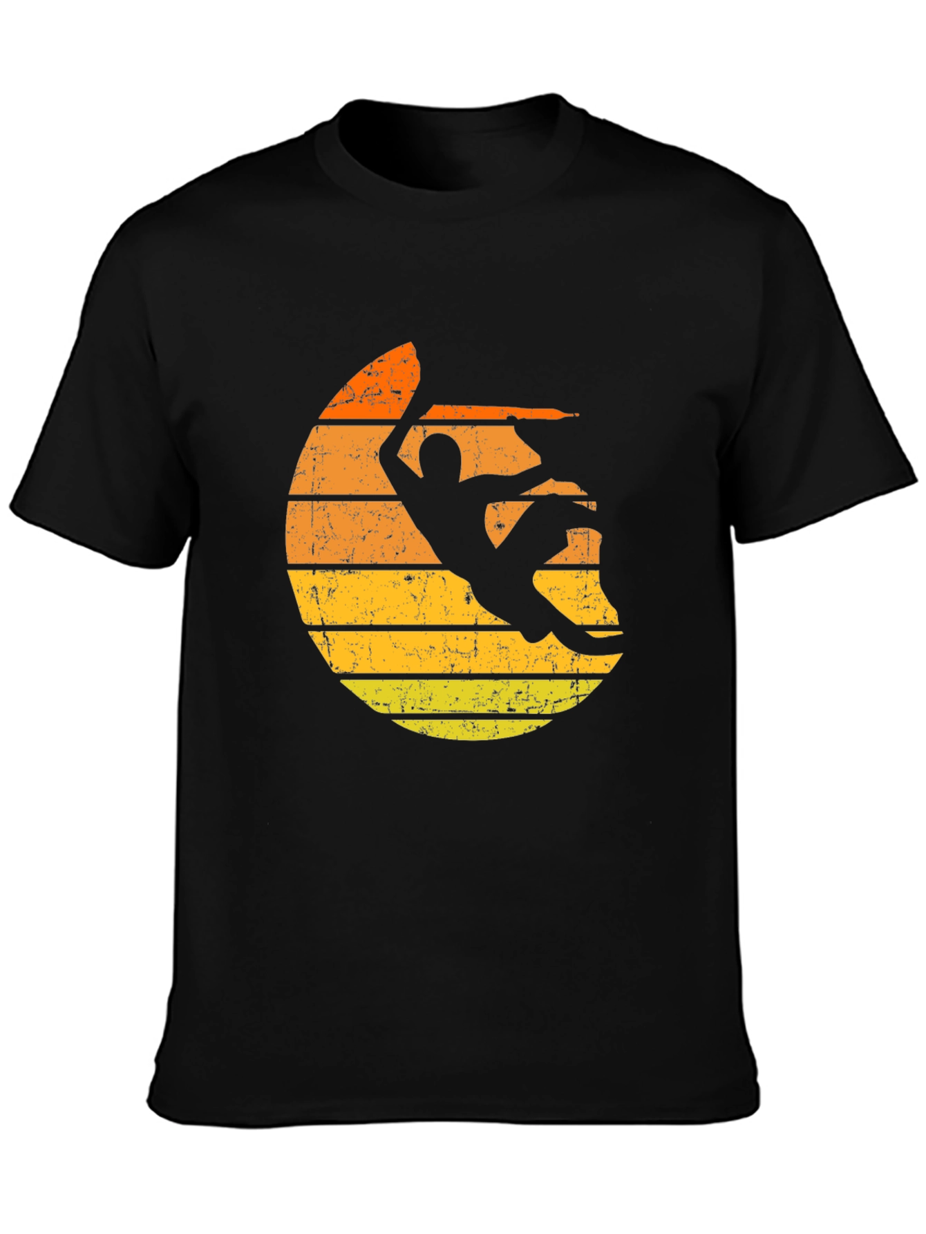 Retro Climbing Sunset Graphic Tee