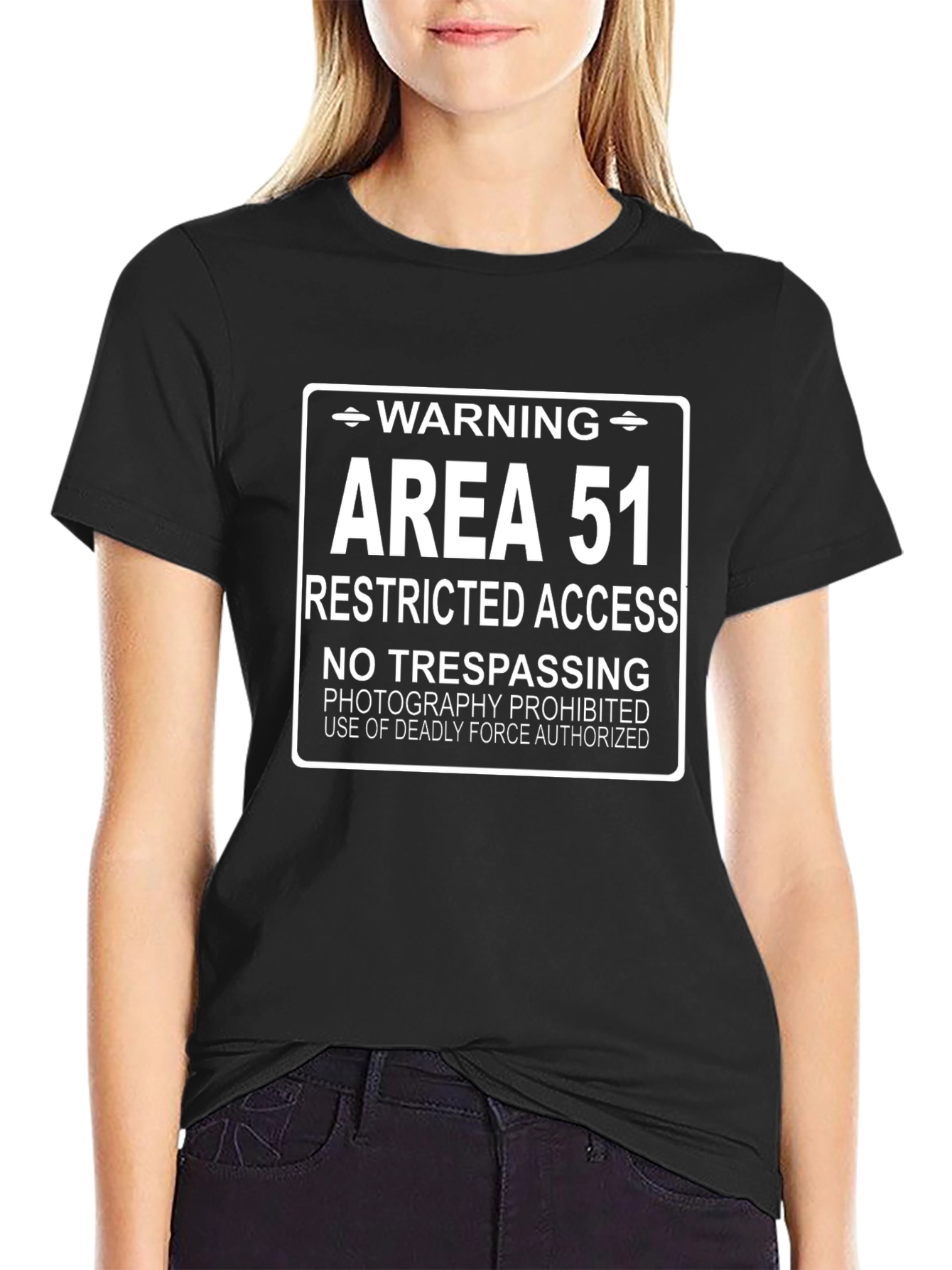Area 51 Restricted Access Graphic Tee