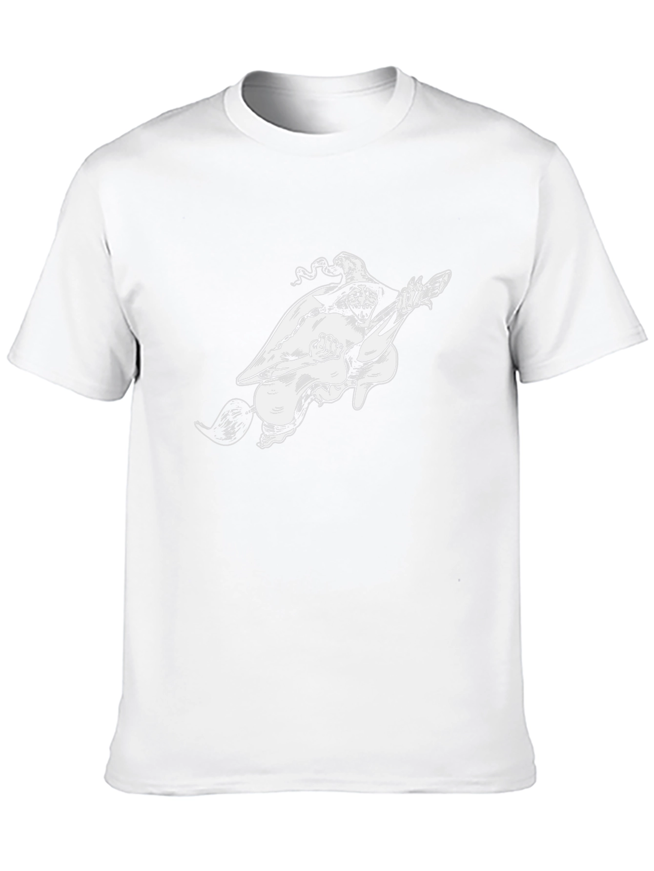 Witch Riding Broomstick Graphic T-Shirt