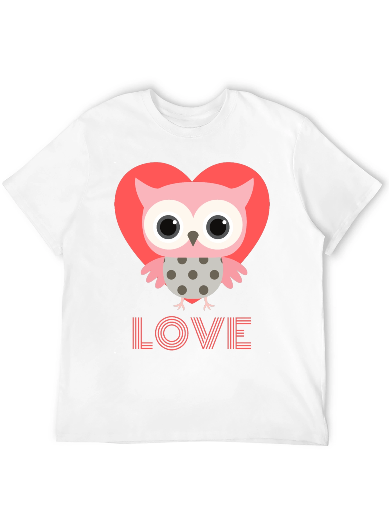 Owl Love Graphic Tee - Mens Black T-Shirt