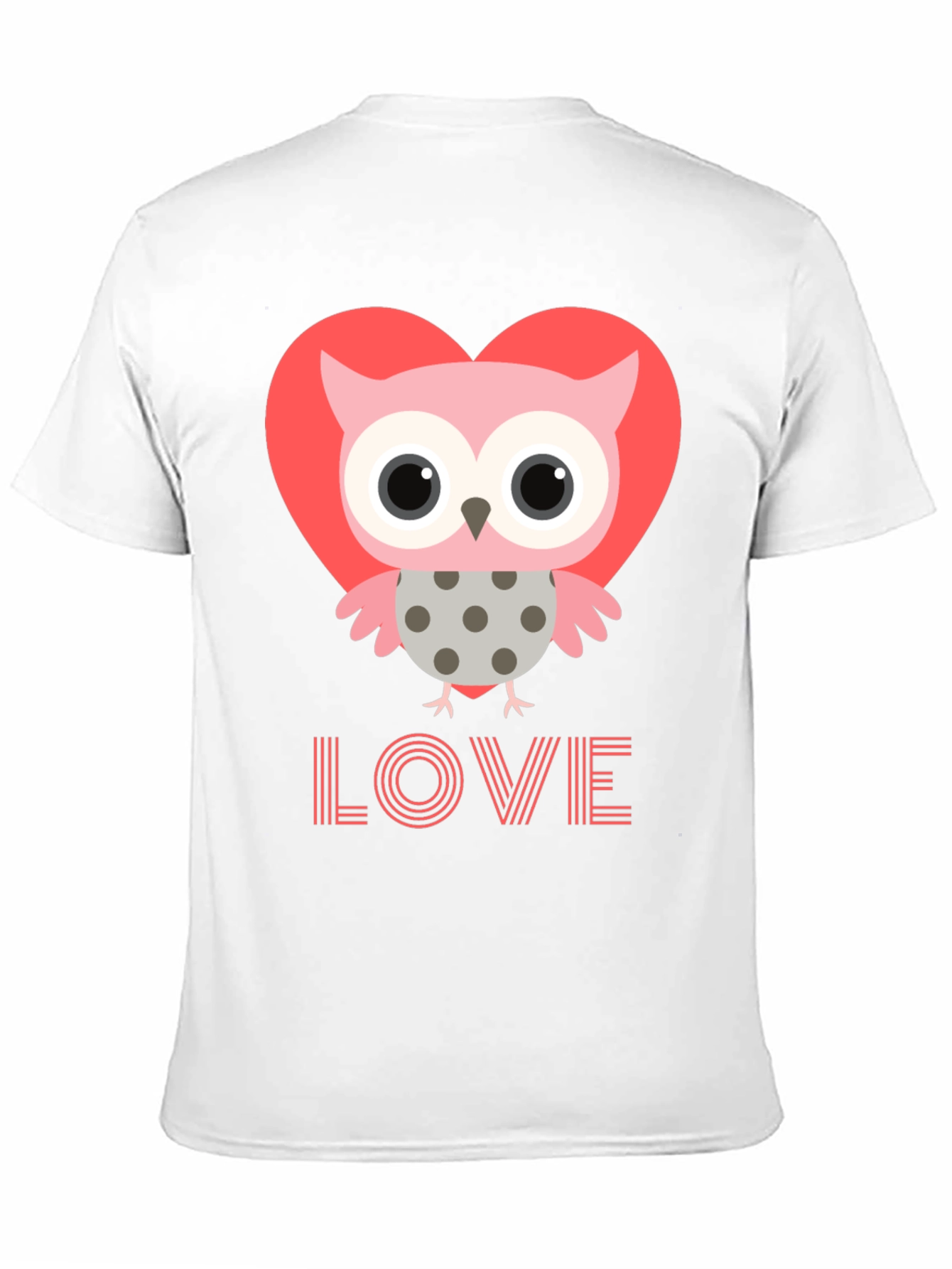 Owl Love Graphic Tee - Mens Black T-Shirt