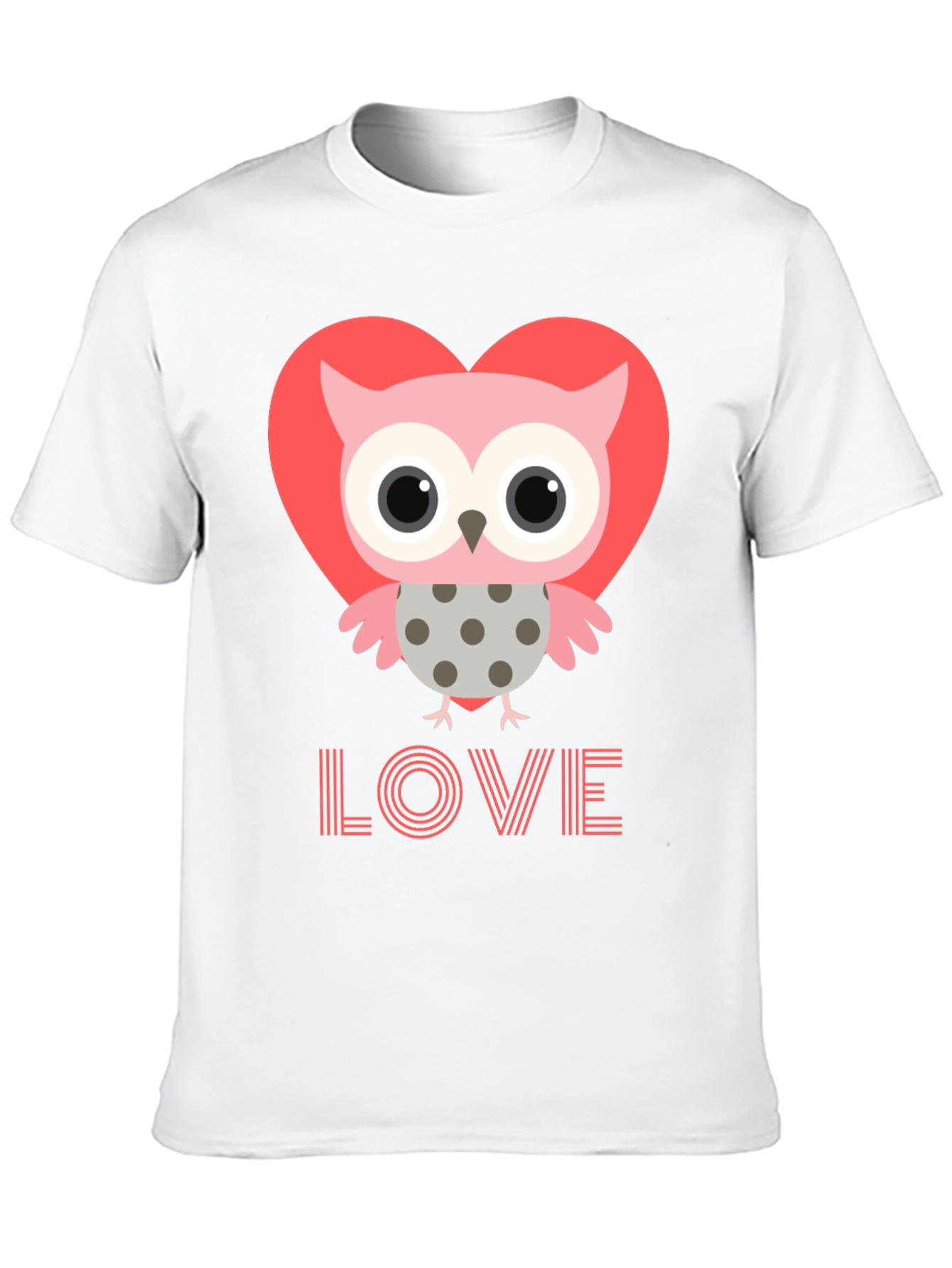 Owl Love Graphic Tee - Mens Black T-Shirt