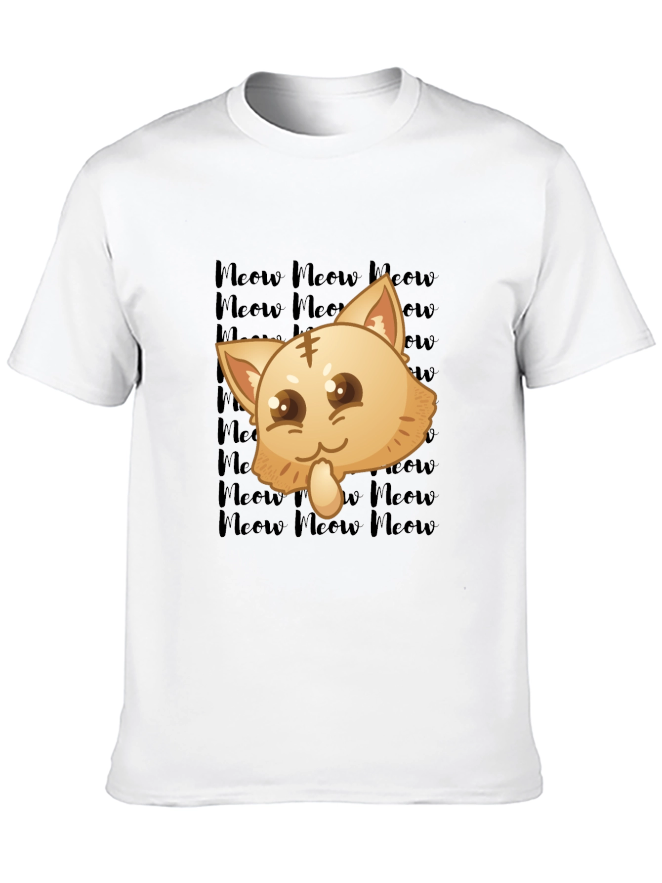 Kawaii Meow Cat T-Shirt