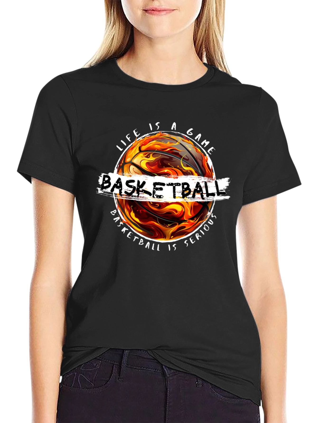 Basketball Graphic Tee - Life Is a Game