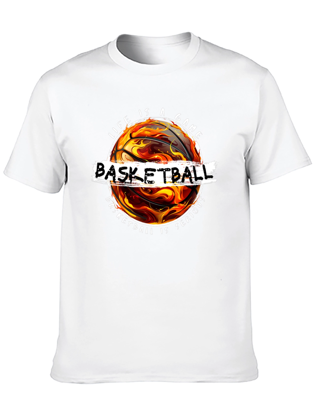 Basketball Graphic Tee - Life Is a Game