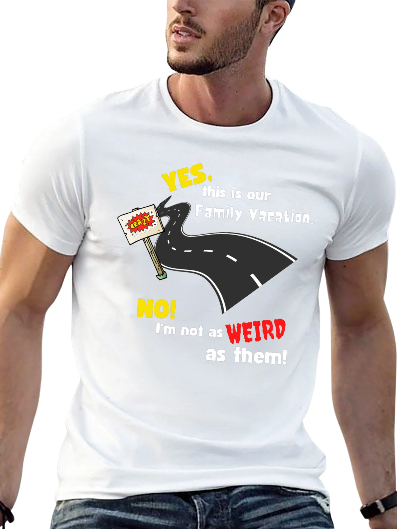 Funny Family Vacation T-Shirt - Road Trip Crazy Tee