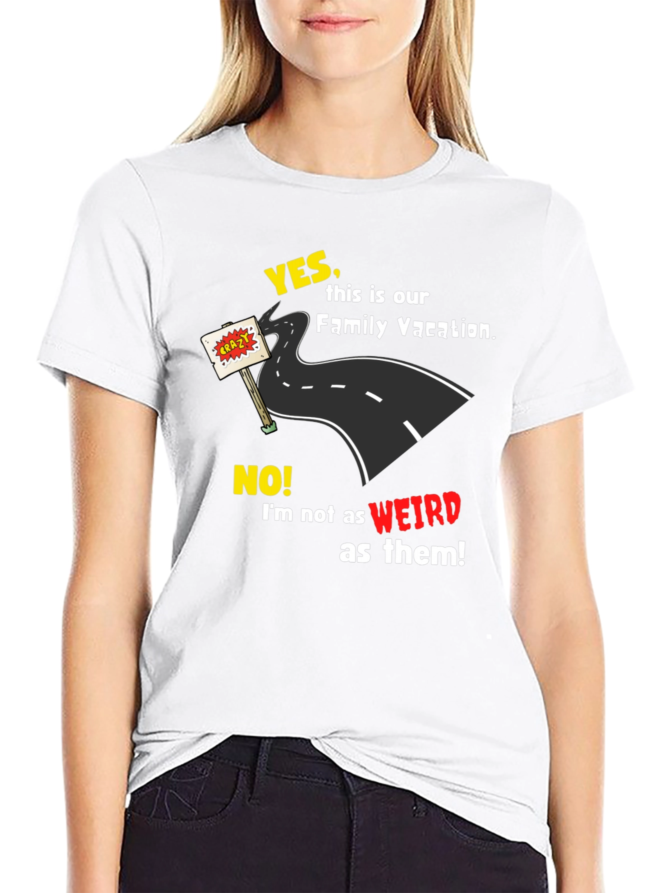 Funny Family Vacation T-Shirt - Road Trip Crazy Tee
